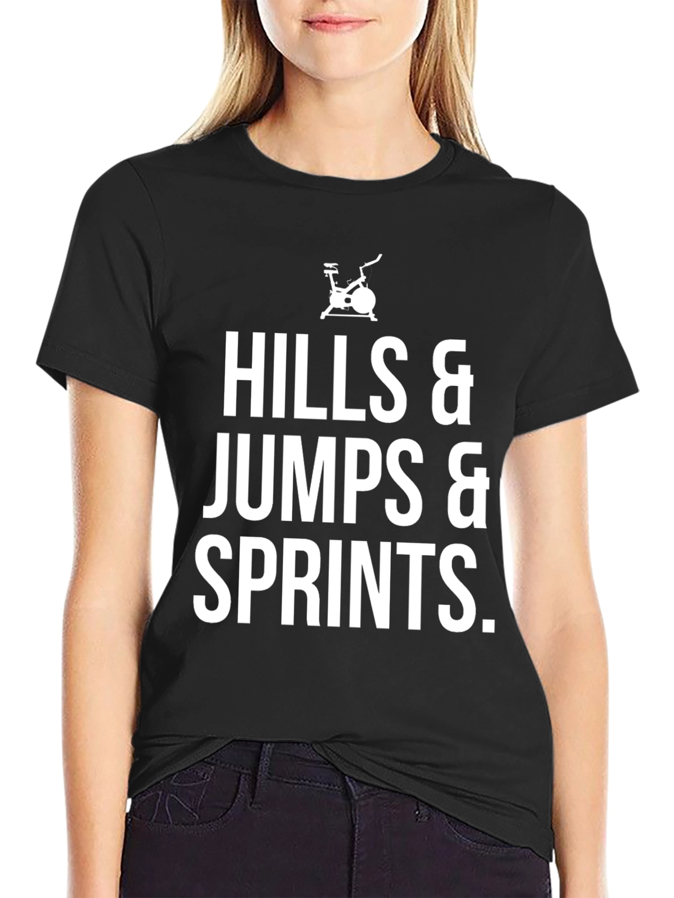 Hills Jumps Sprints Workout T-Shirt