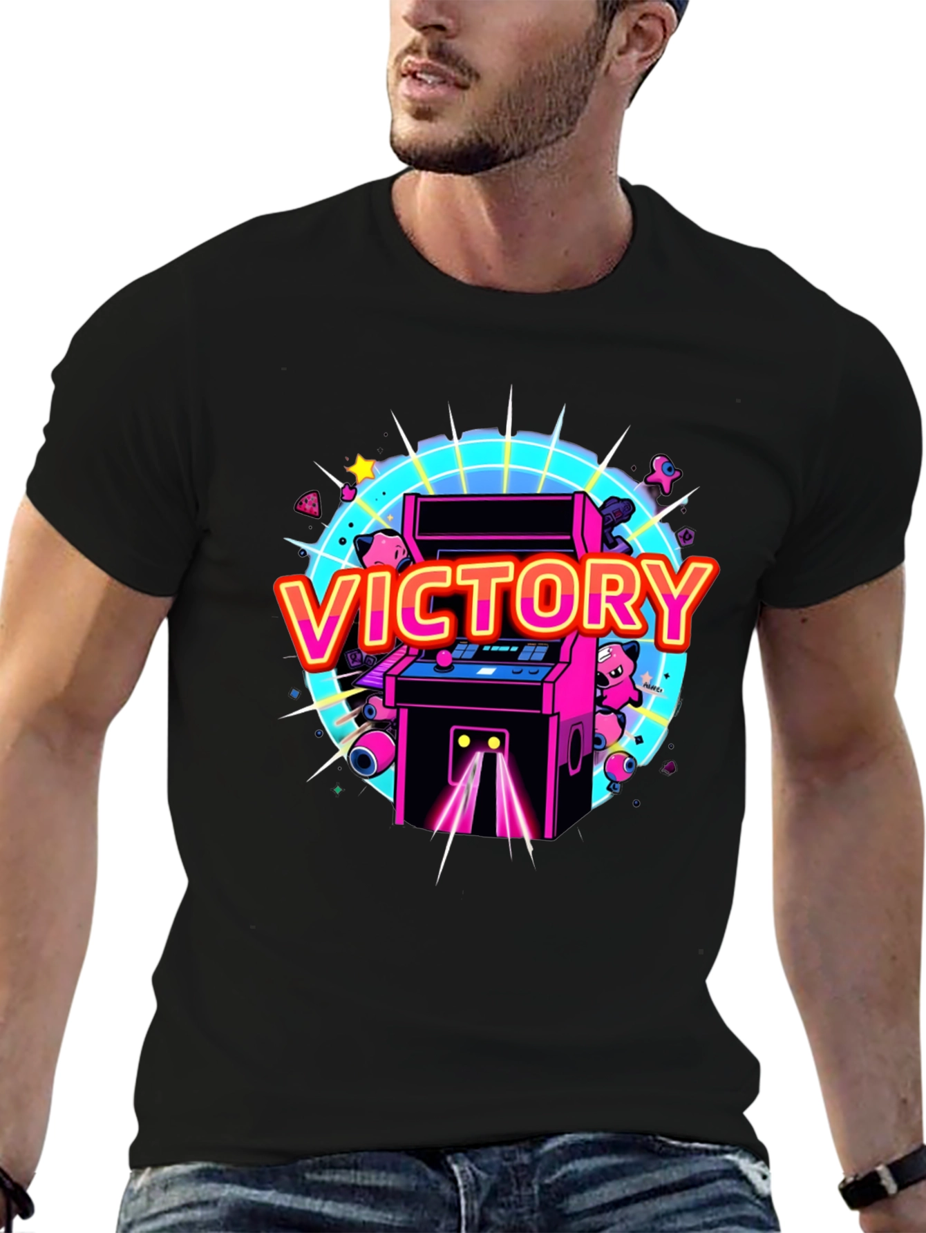 Victory Arcade Black T-Shirt