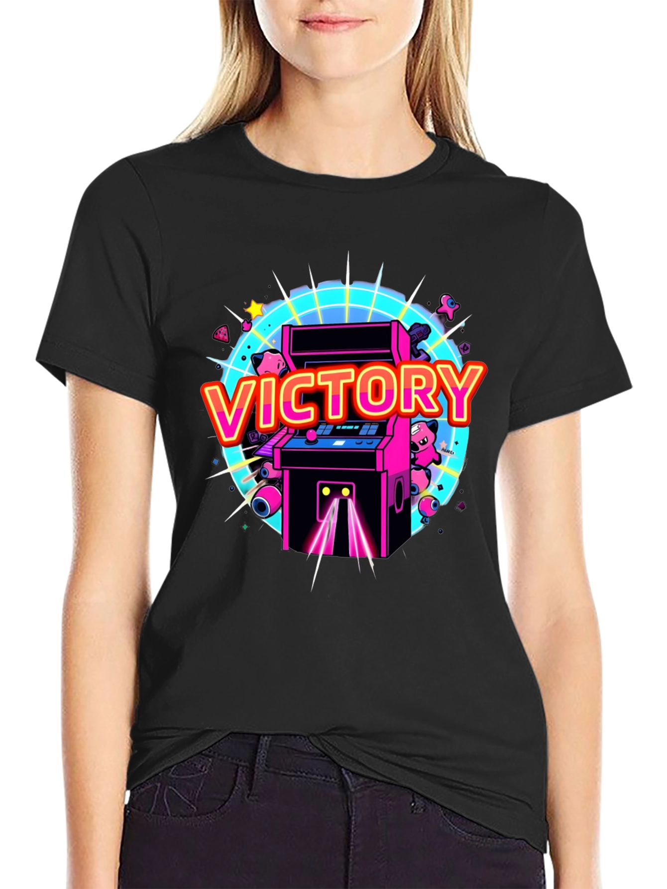 Victory Arcade Black T-Shirt
