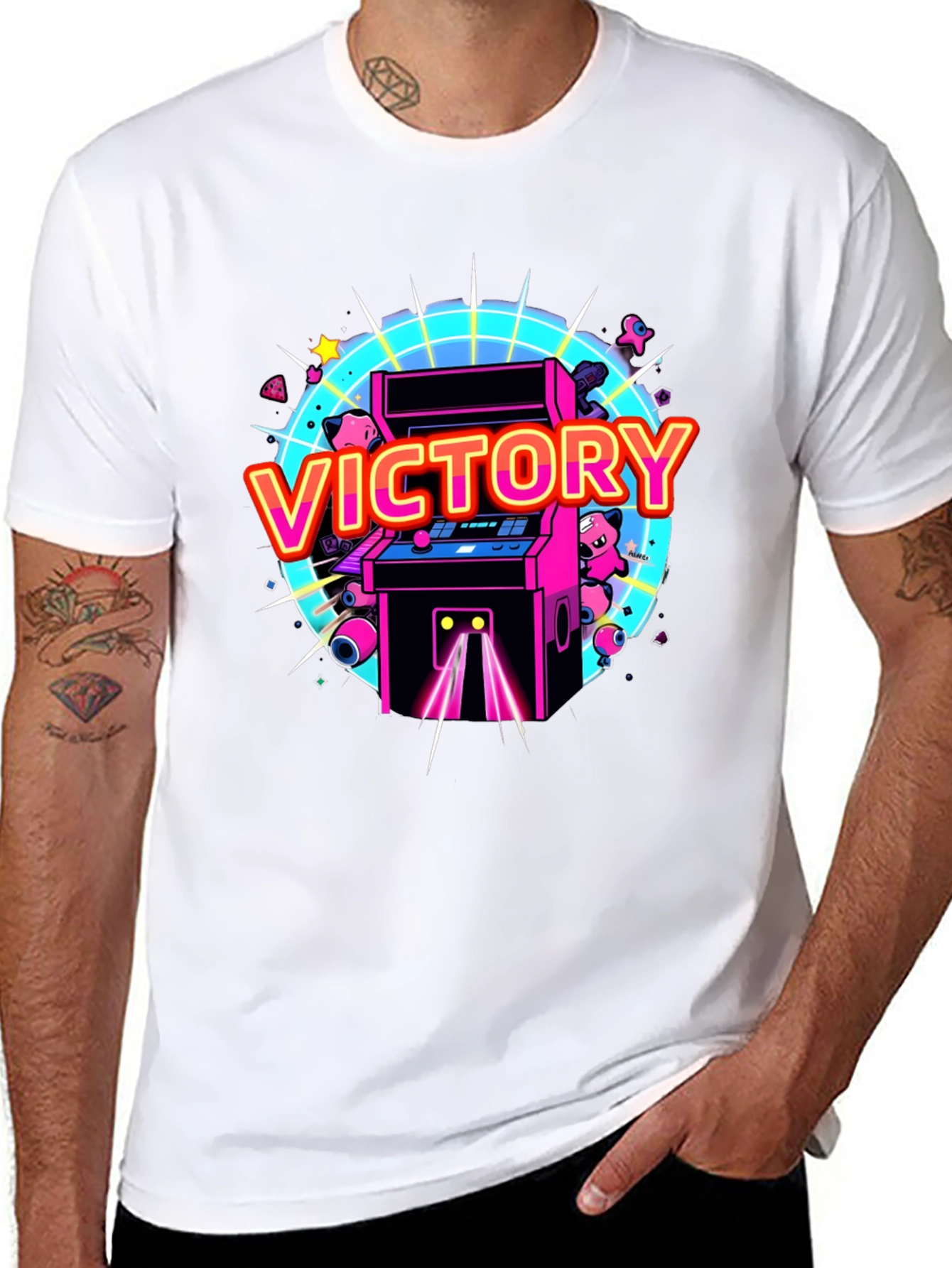 Victory Arcade Black T-Shirt
