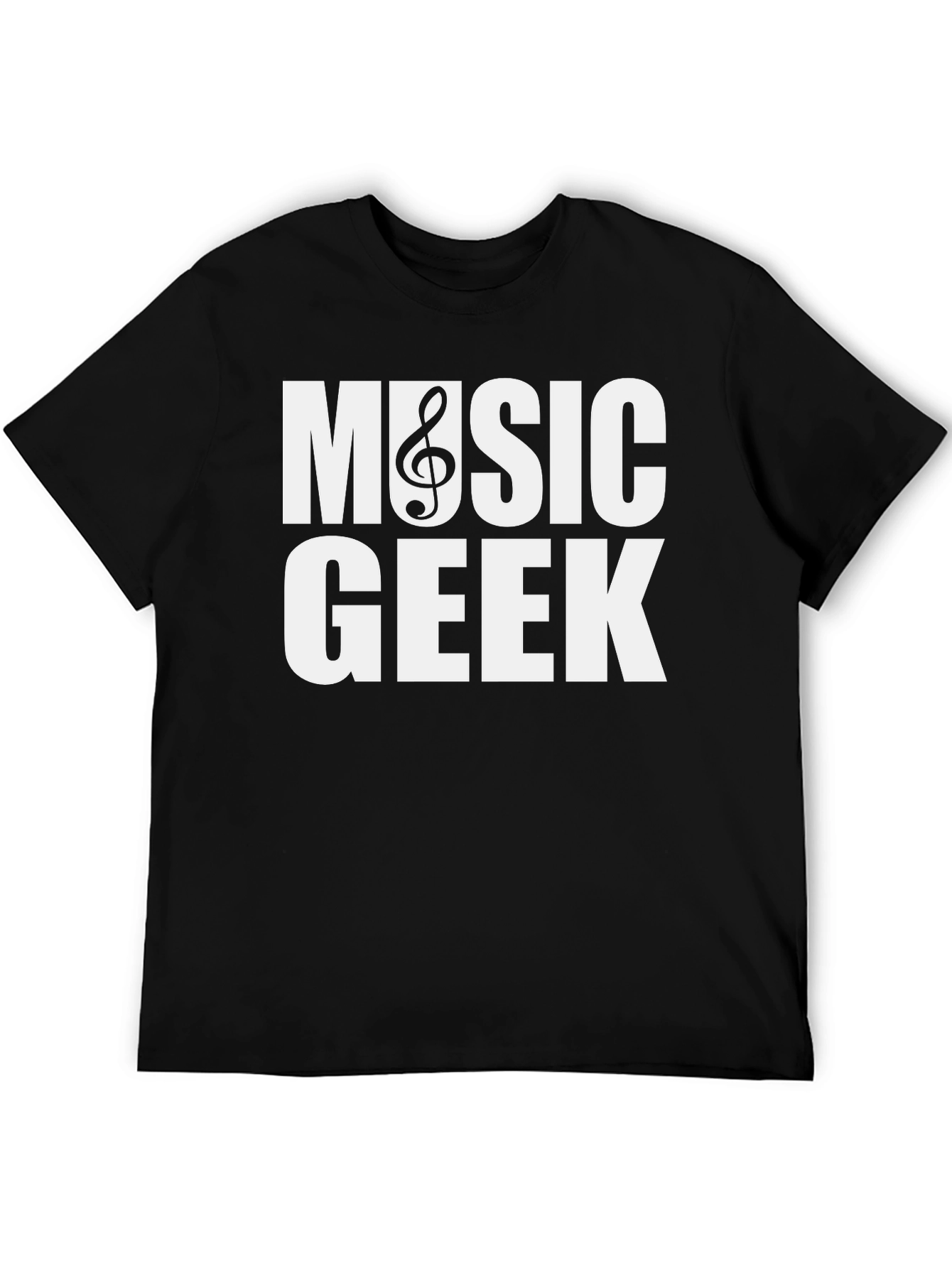 Music Geek T-Shirt - Black Cotton Tee