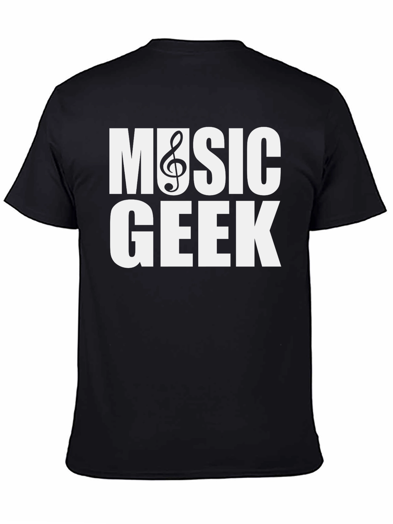 Music Geek T-Shirt - Black Cotton Tee