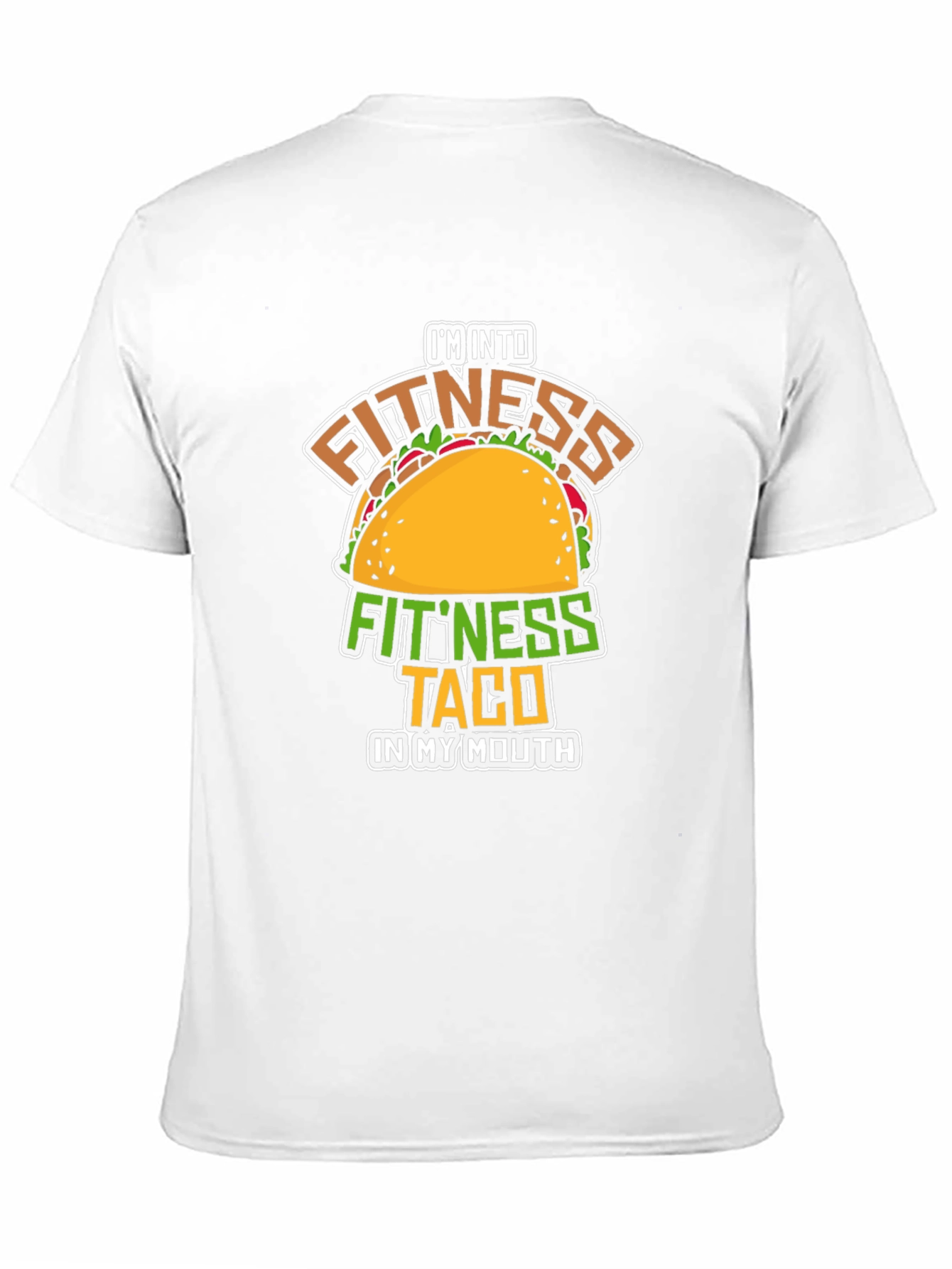 Fitness Taco Graphic T-Shirt - Funny Workout Tee