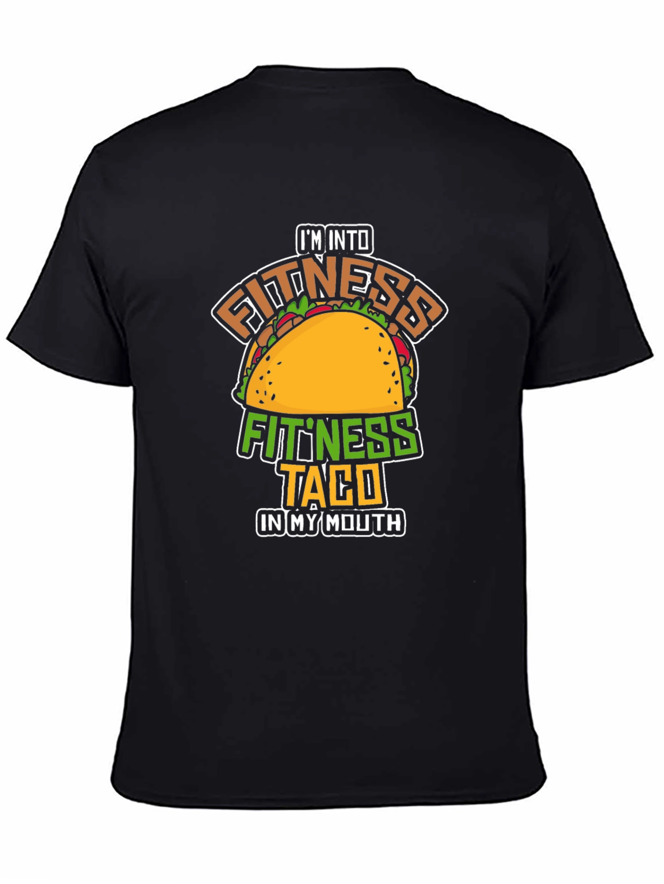 Fitness Taco Graphic T-Shirt - Funny Workout Tee