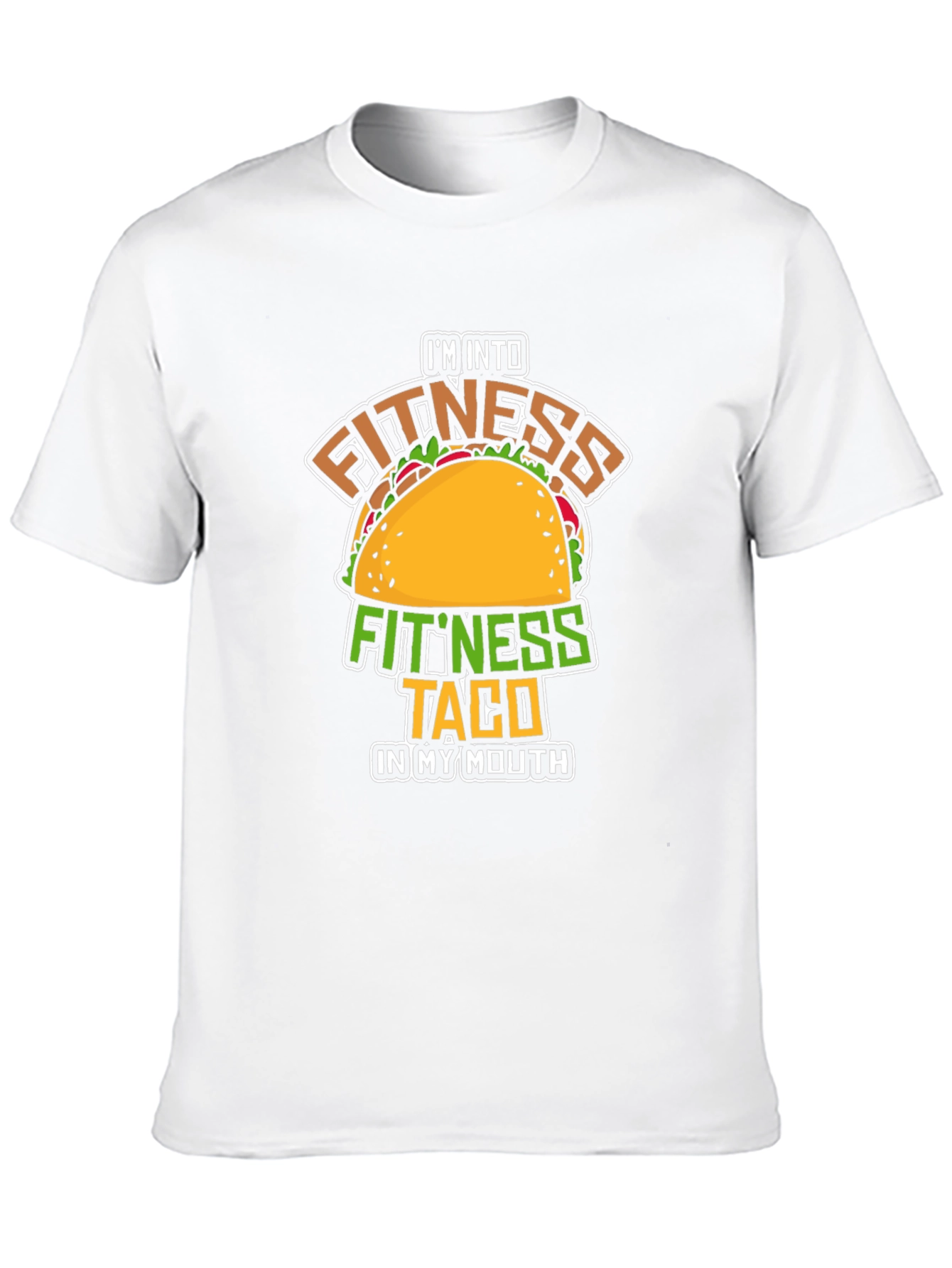 Fitness Taco Graphic T-Shirt - Funny Workout Tee