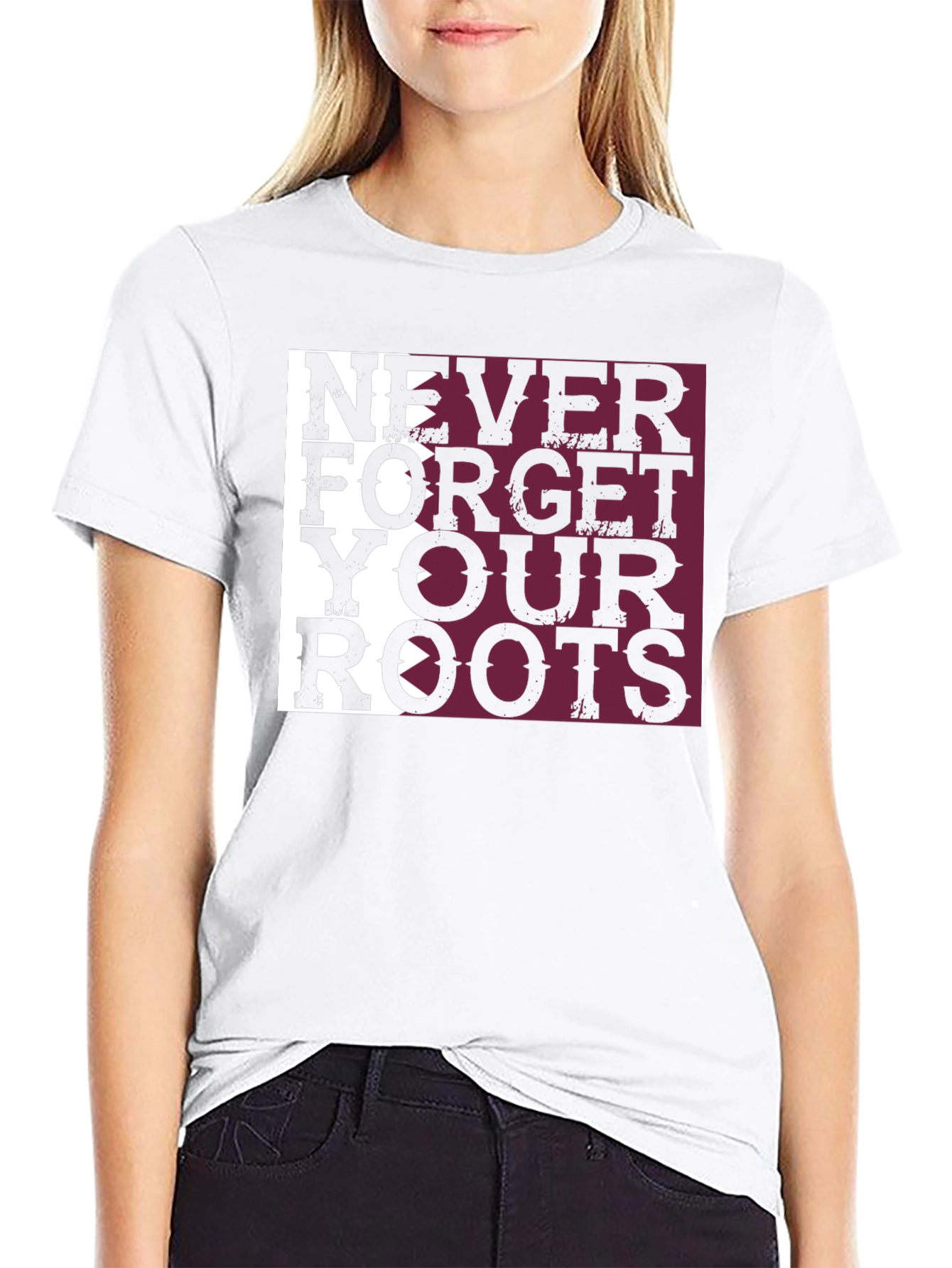 Never Forget Your Roots Graphic Tee