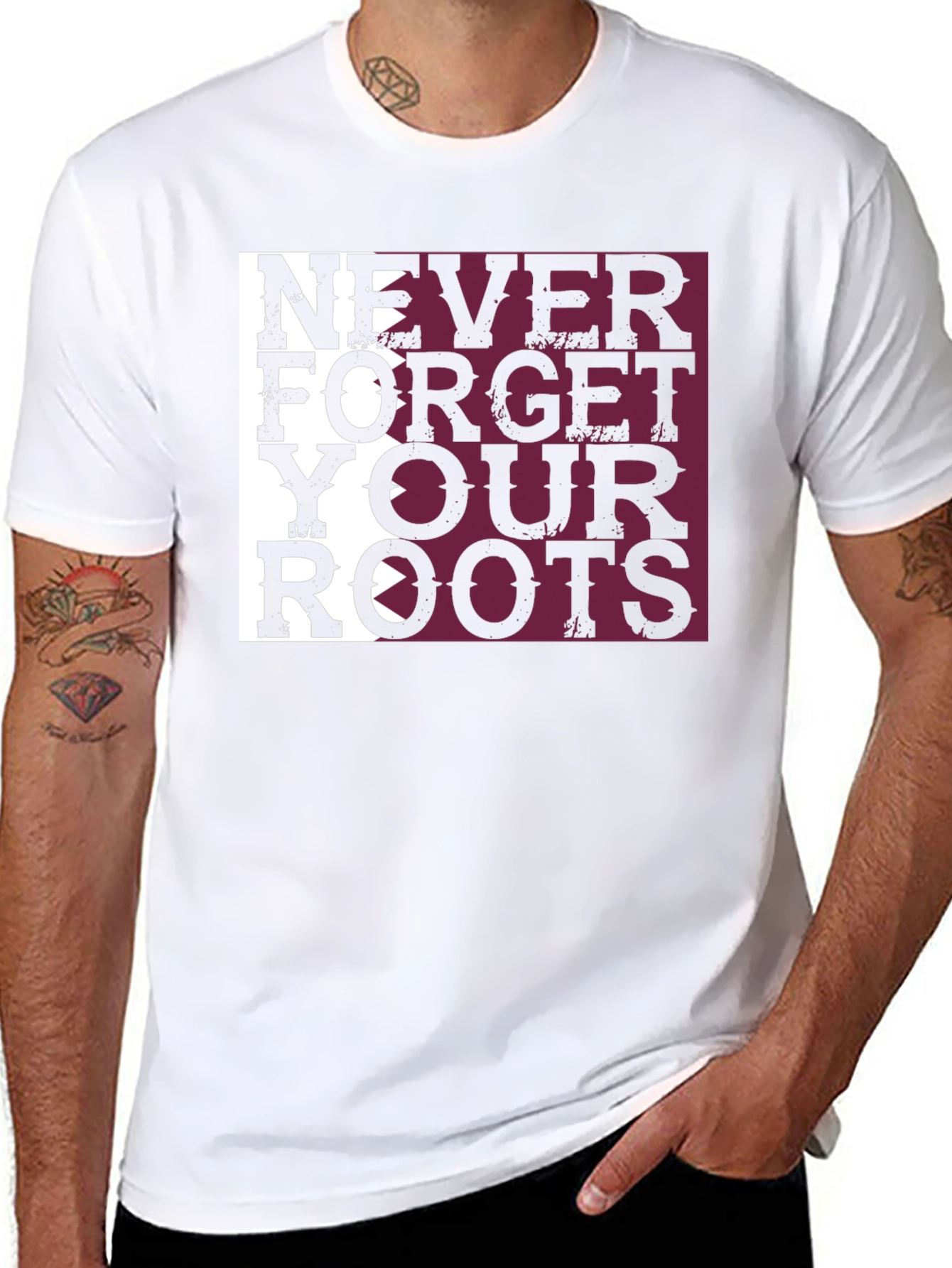 Never Forget Your Roots Graphic Tee