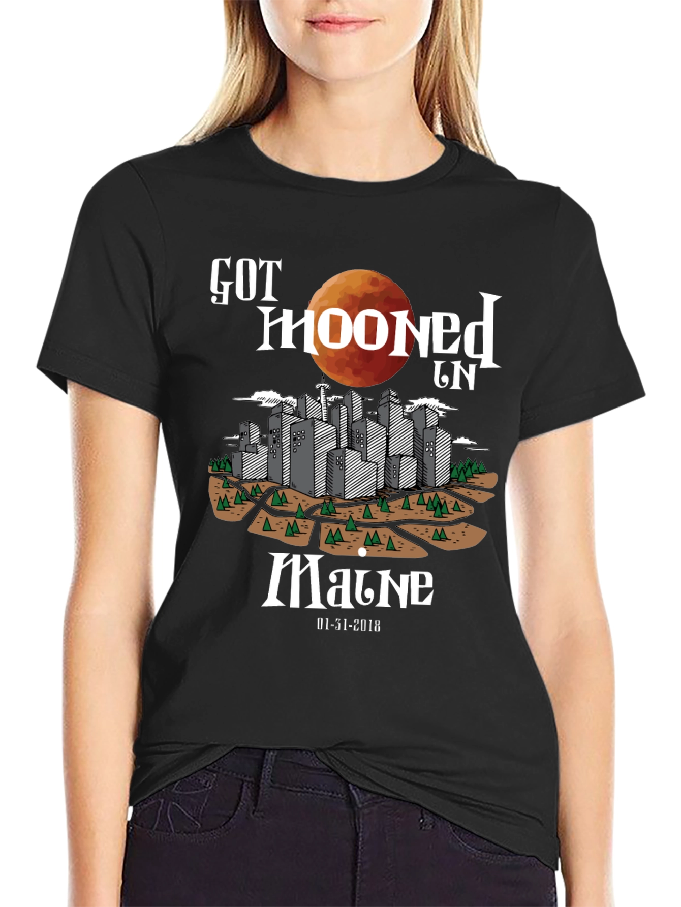 Got Mooned In Maine T-Shirt
