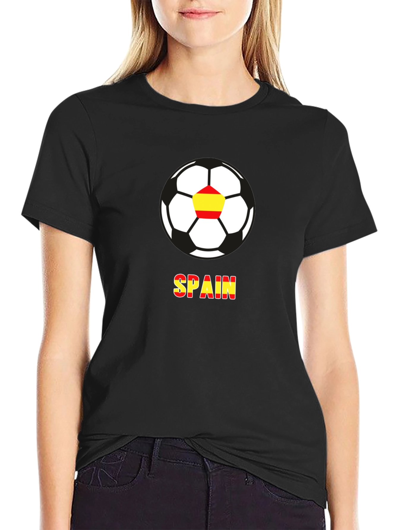 Spain Soccer Ball T-Shirt