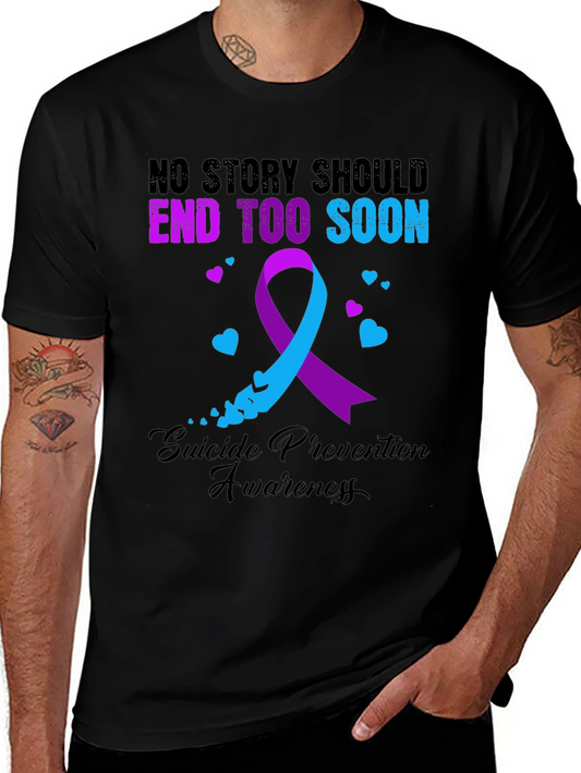 Suicide Prevention Awareness Ribbon T-Shirt