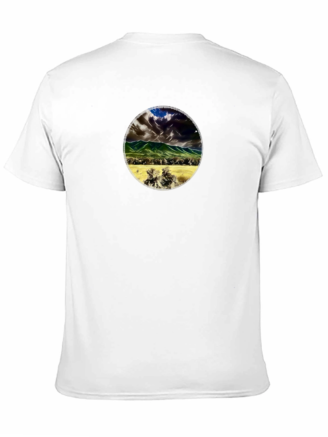Mountains & Plains Graphic Tee - Mens Black T-Shirt