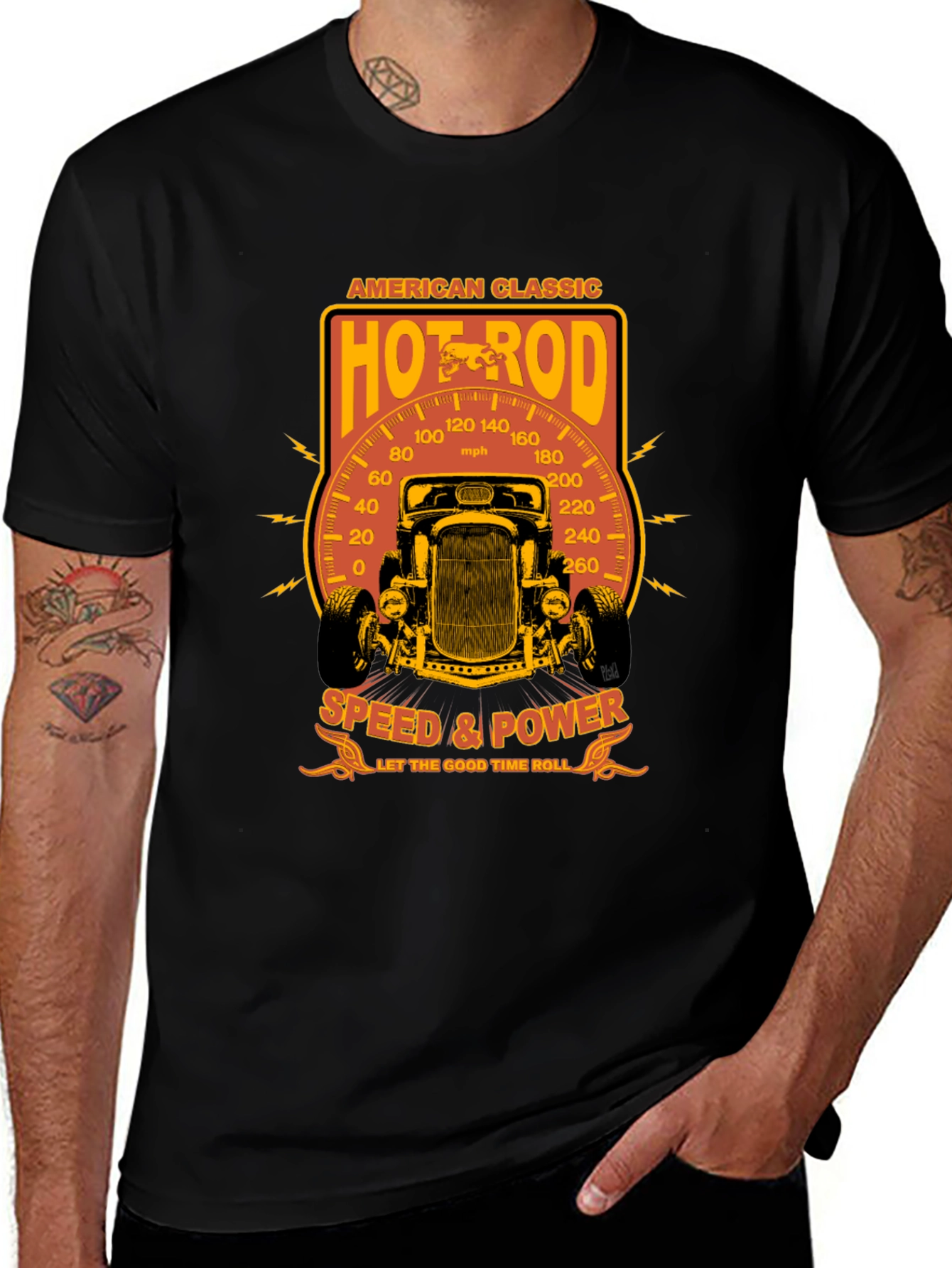 American Classic Hot Rod Speed & Power T-Shirt