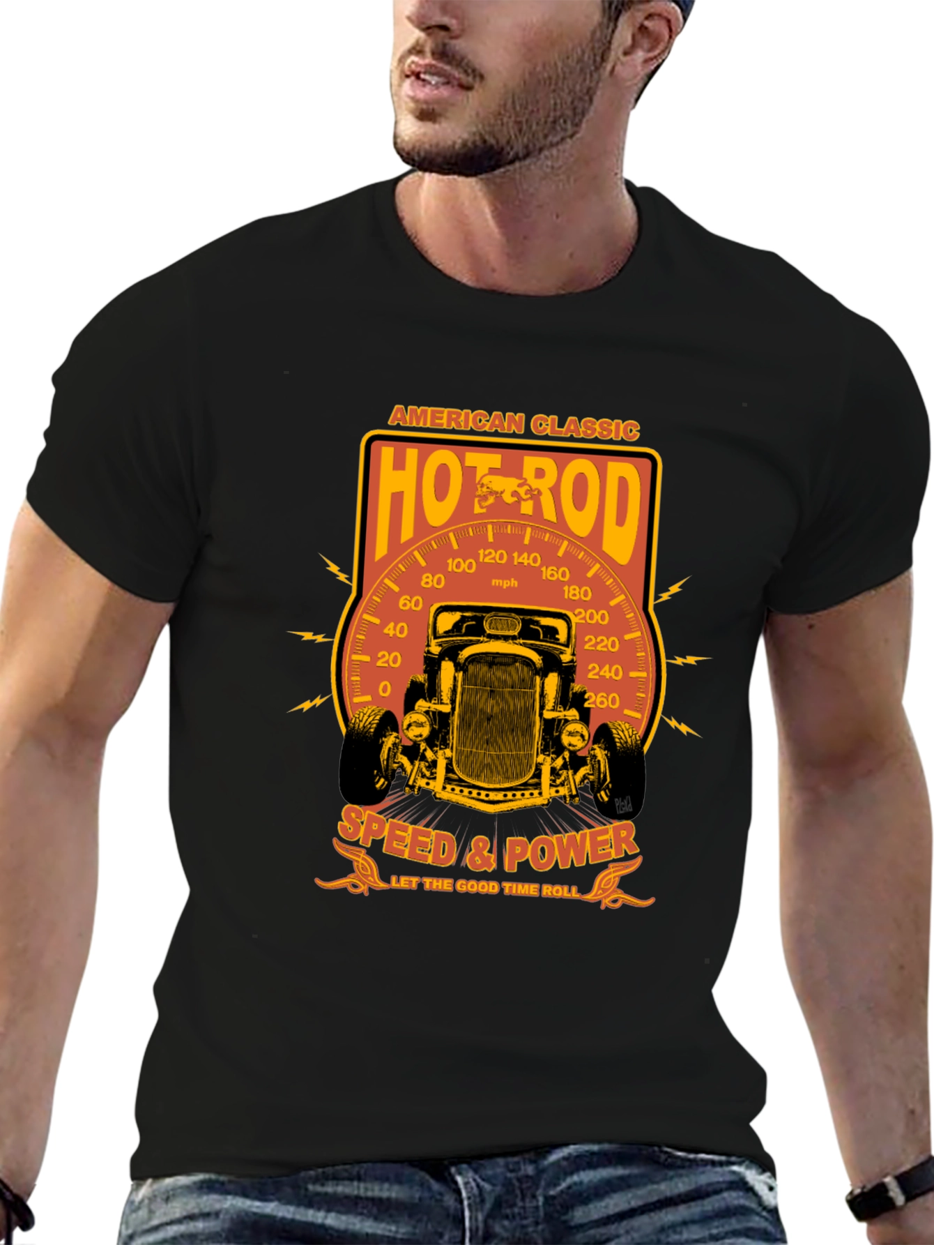 American Classic Hot Rod Speed & Power T-Shirt