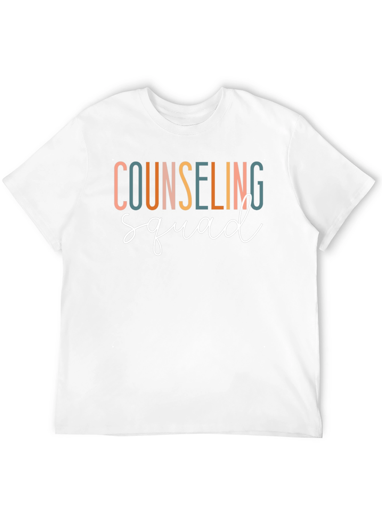 Counseling Squad Graphic Tee - Black Cotton T-Shirt