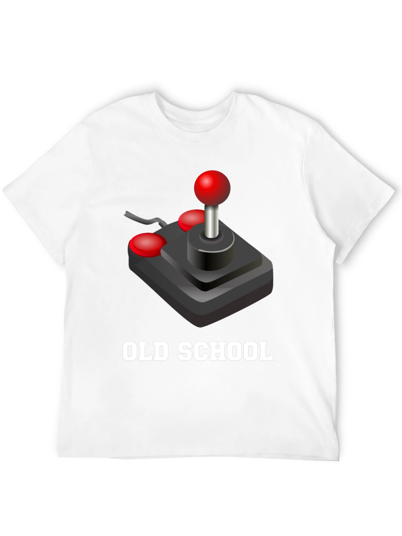 Old School Gamer T-Shirt - Classic Joystick Design