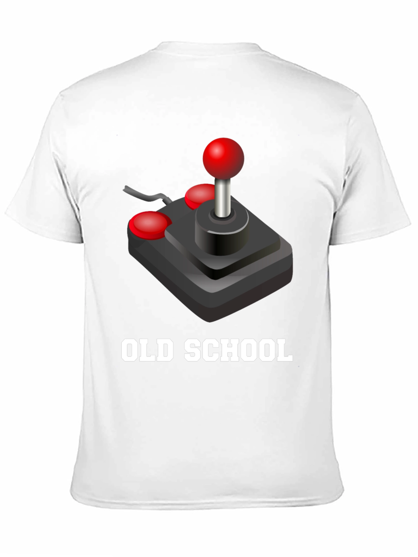 Old School Gamer T-Shirt - Classic Joystick Design