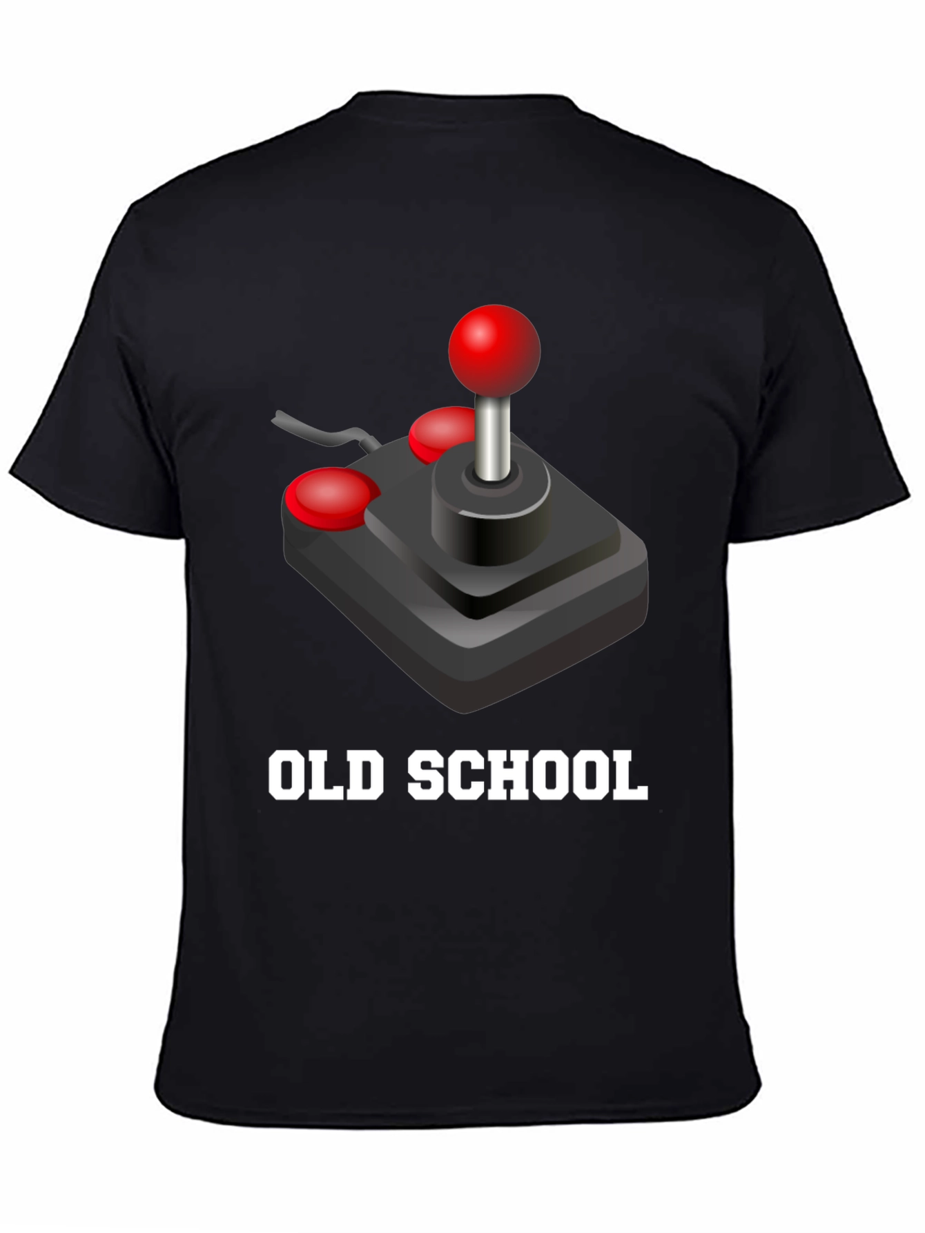 Old School Gamer T-Shirt - Classic Joystick Design