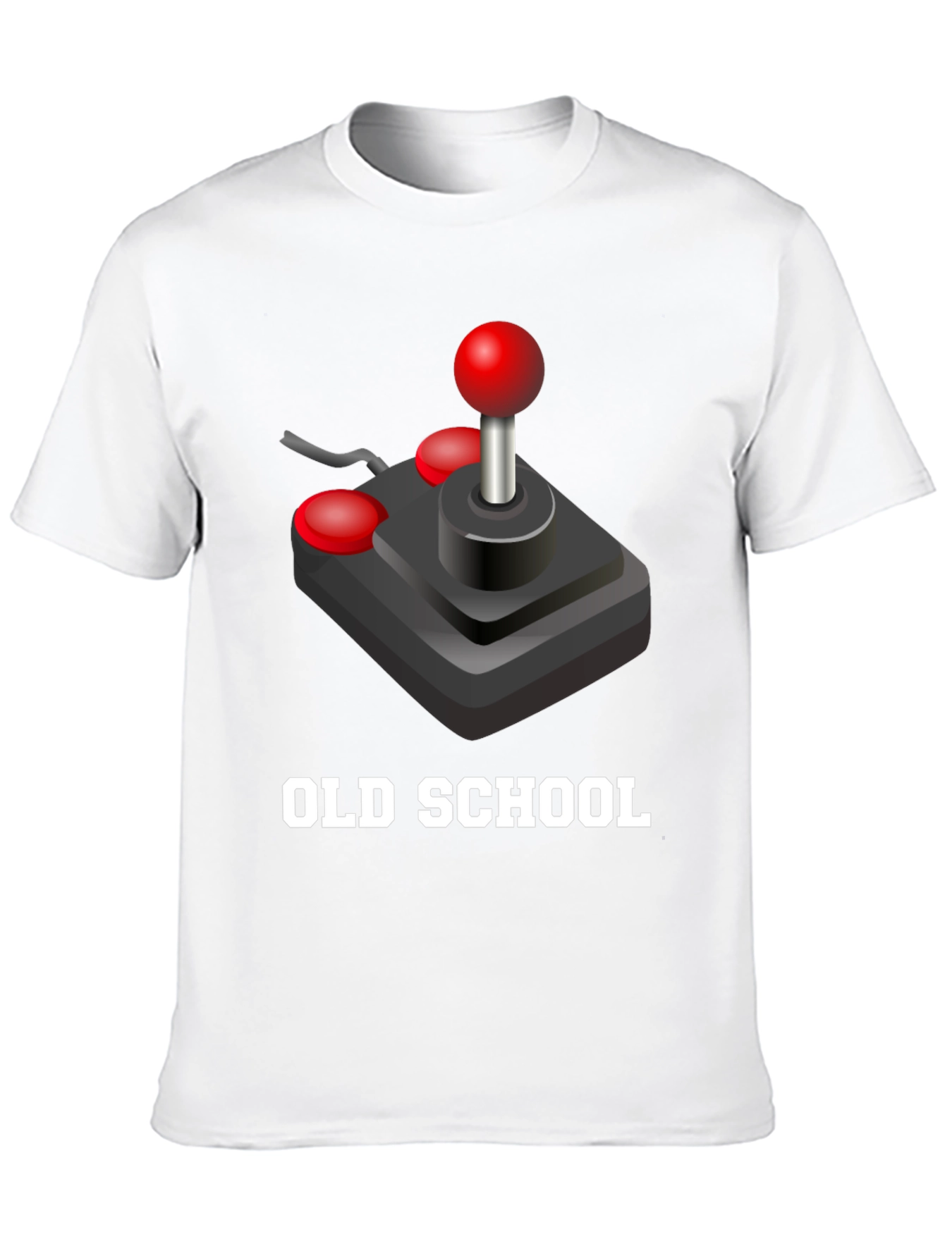 Old School Gamer T-Shirt - Classic Joystick Design