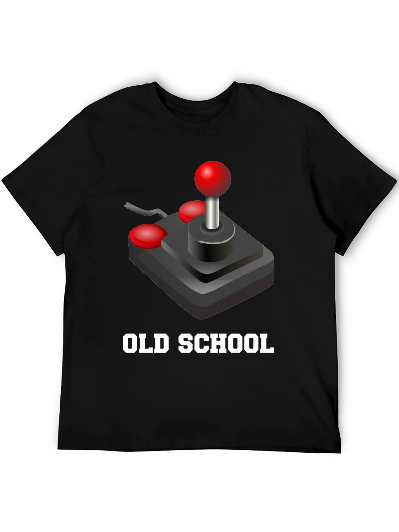 Old School Gamer T-Shirt - Classic Joystick Design