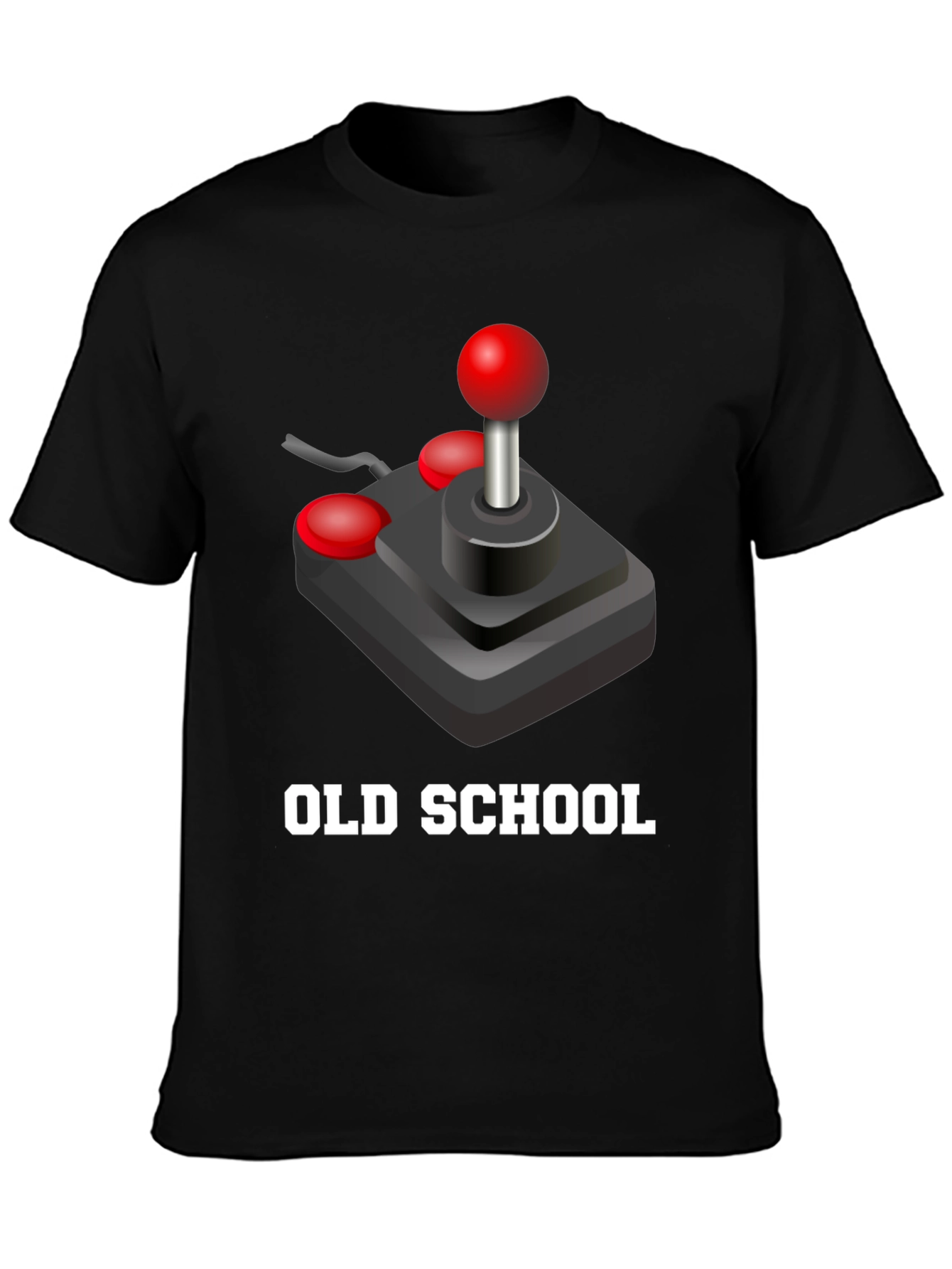 Old School Gamer T-Shirt - Classic Joystick Design