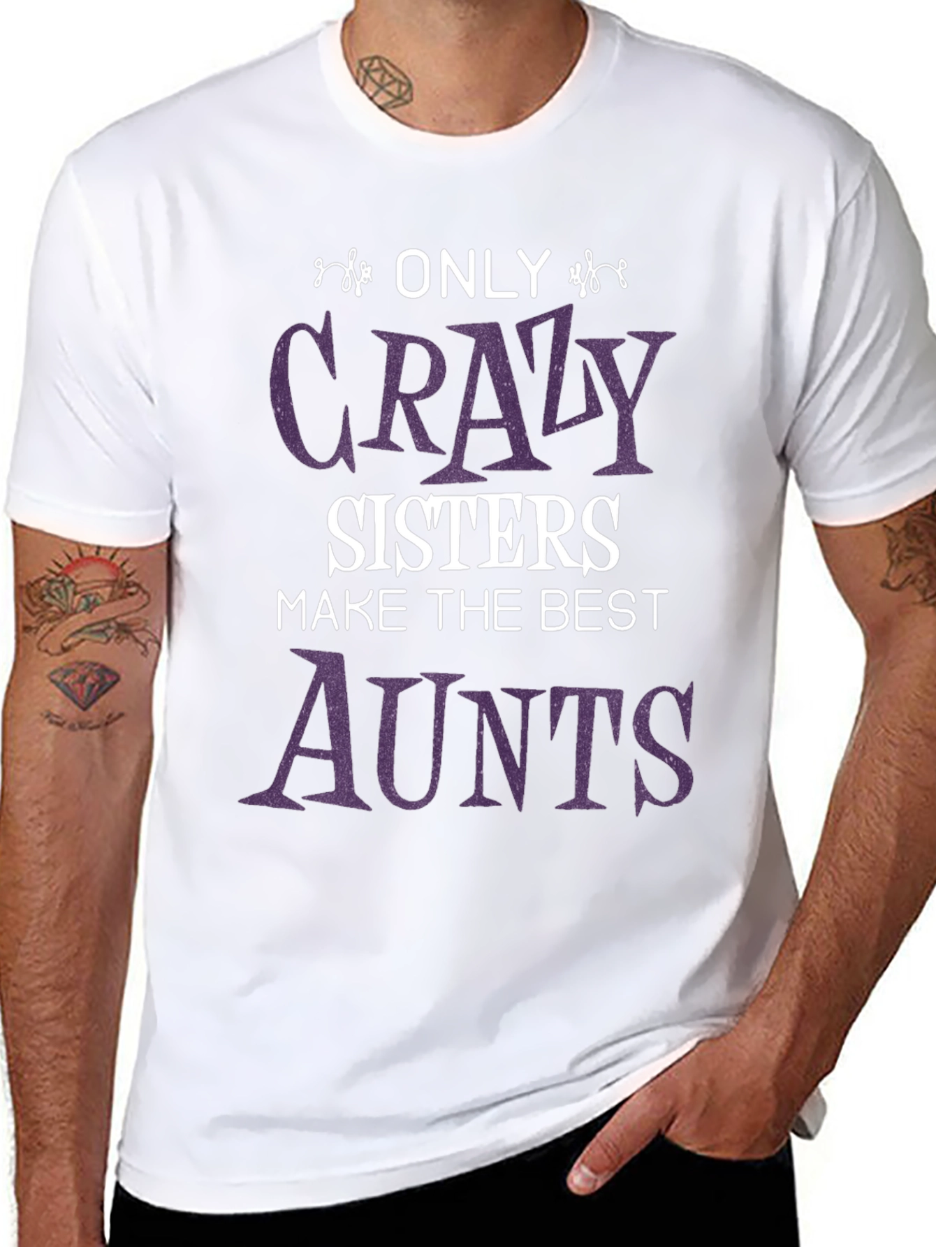 Crazy Sisters Best Aunts T-Shirt - Fun Family Gift