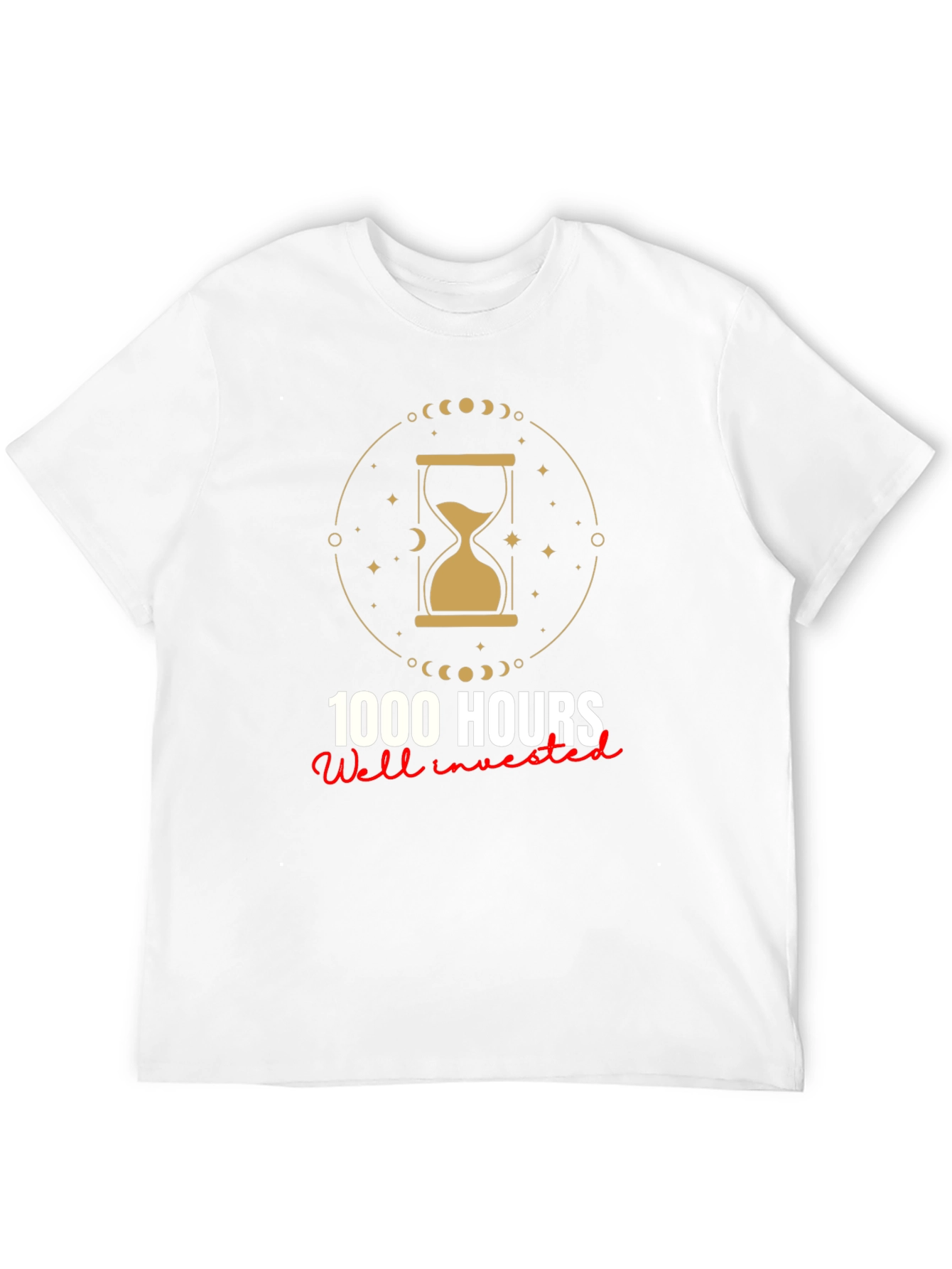1000 Hours Well Invested Graphic Tee - Black