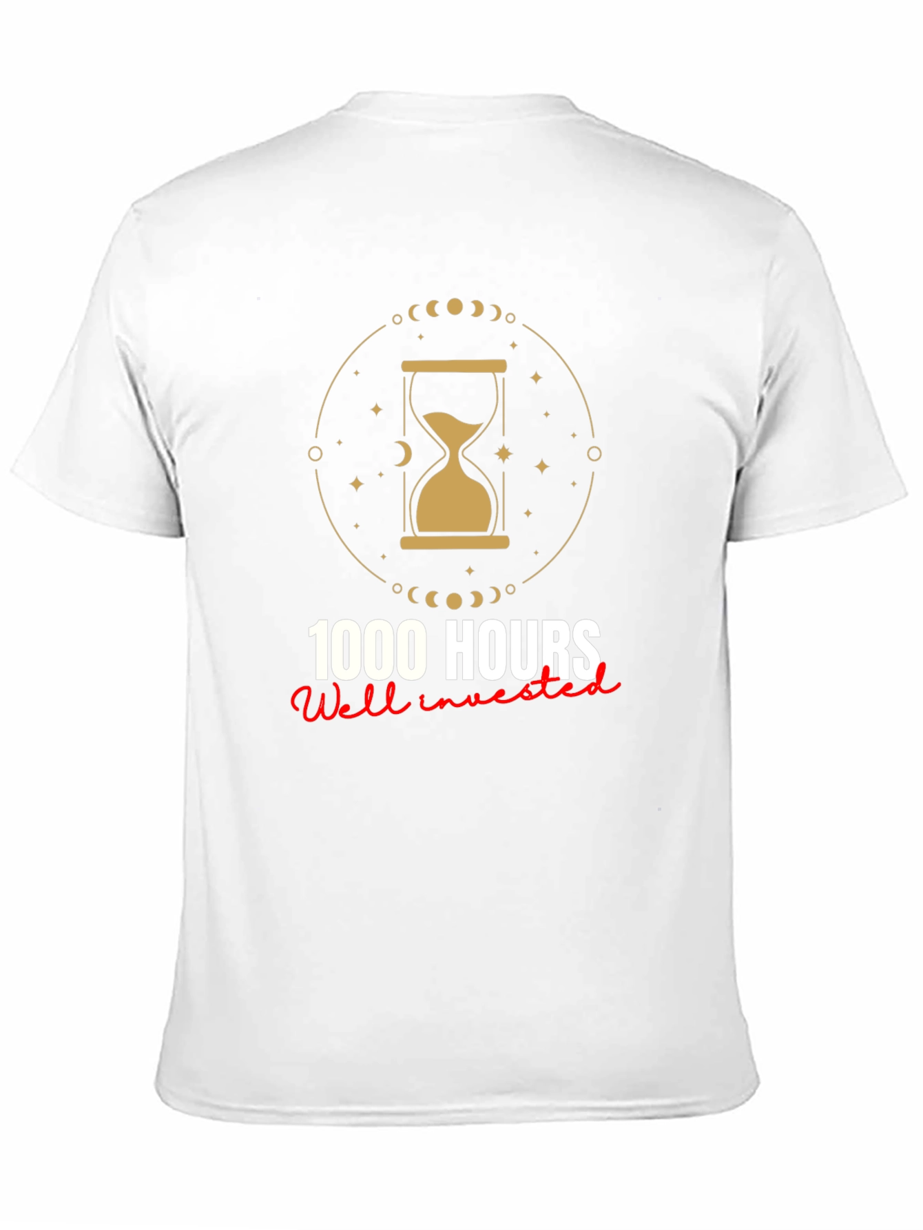 1000 Hours Well Invested Graphic Tee - Black