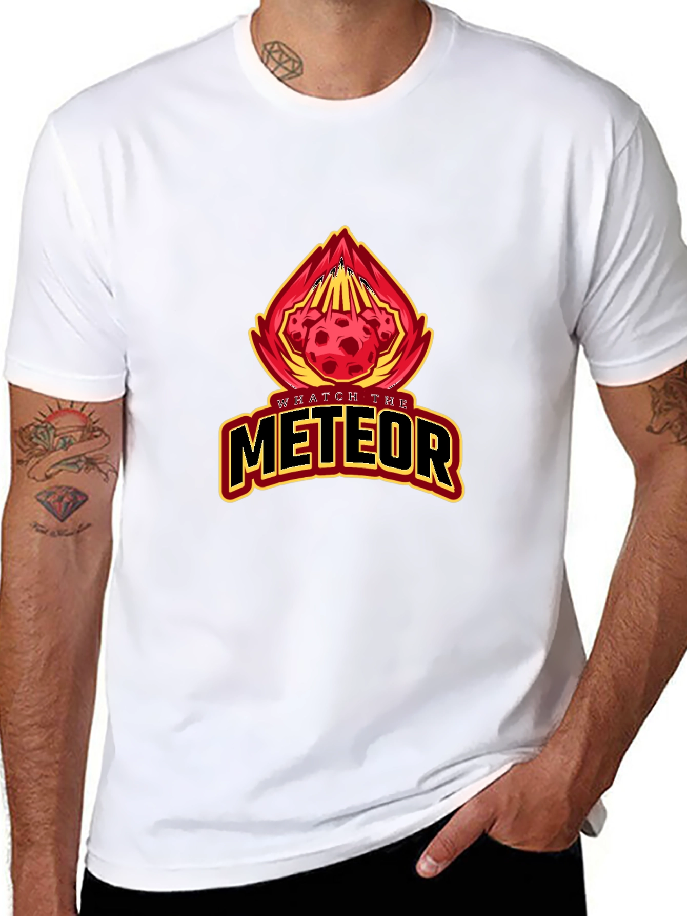 Watch the Meteor Black Graphic Tee