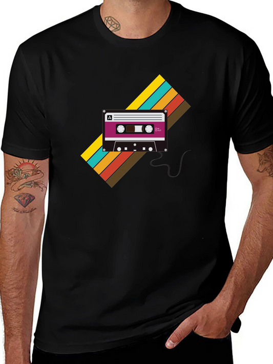 Retro Cassette Tape T-Shirt - Vintage Style
