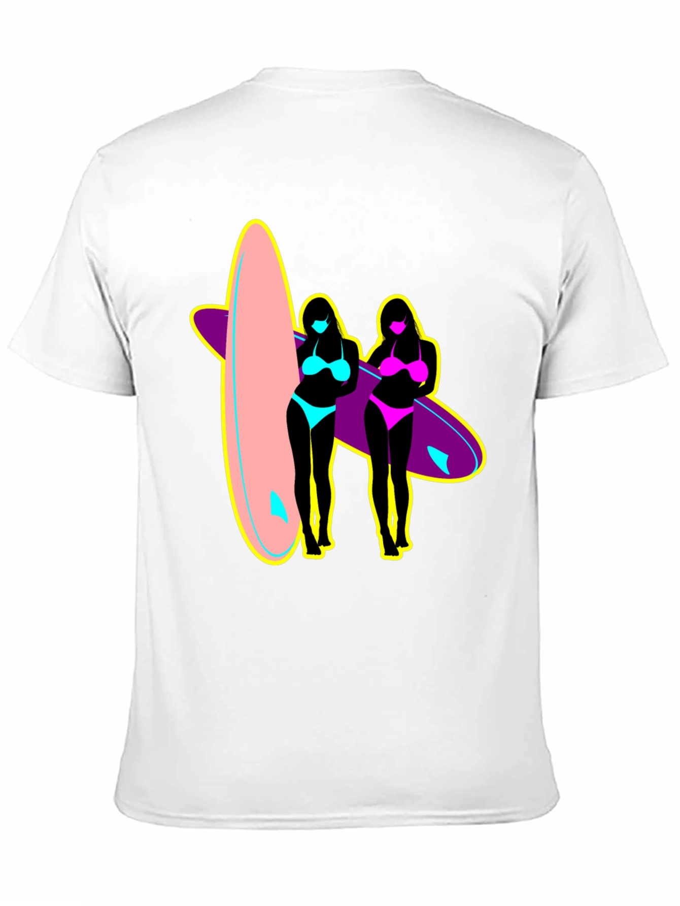 Surf Style Graphic Tee - Retro Summer Vibes