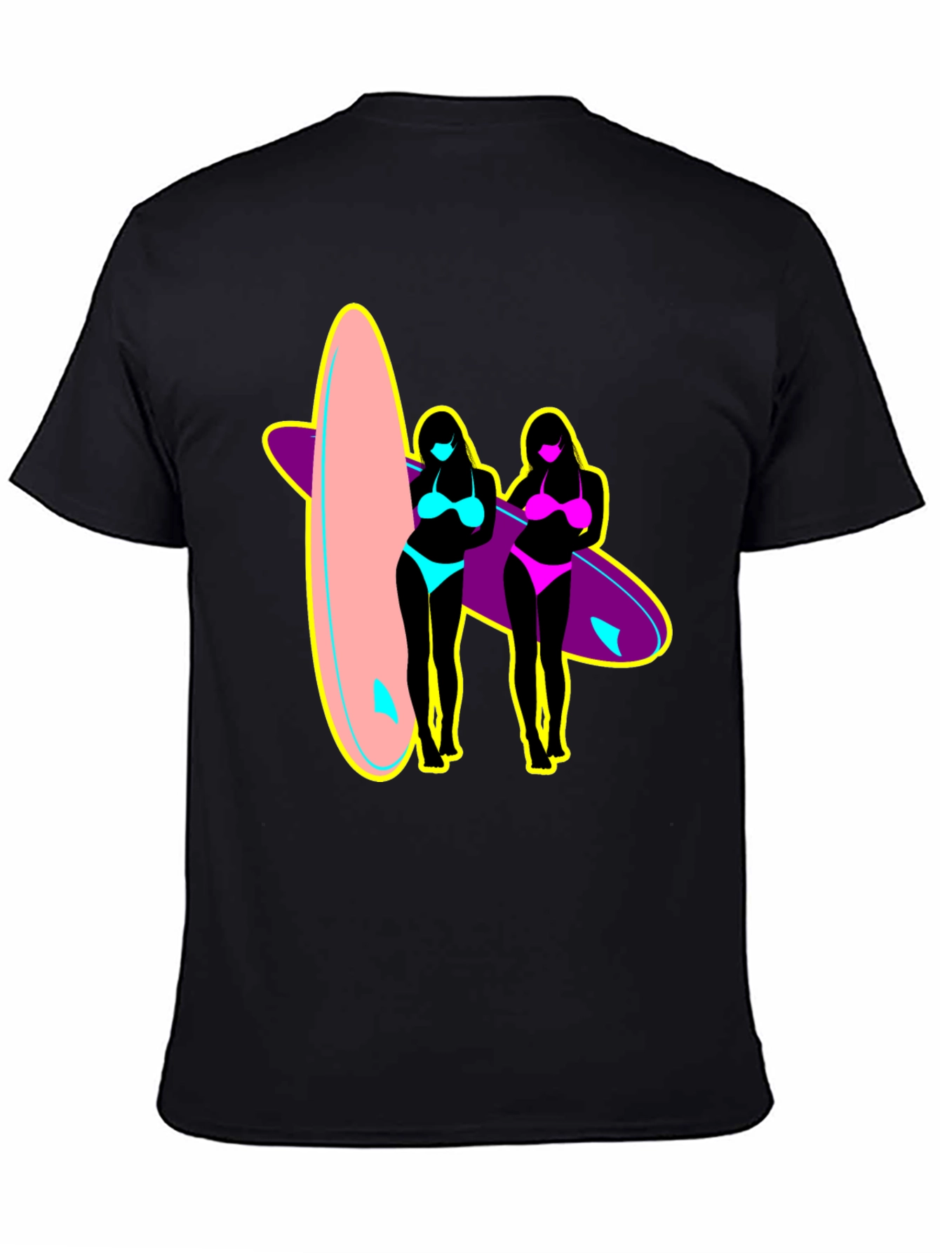 Surf Style Graphic Tee - Retro Summer Vibes