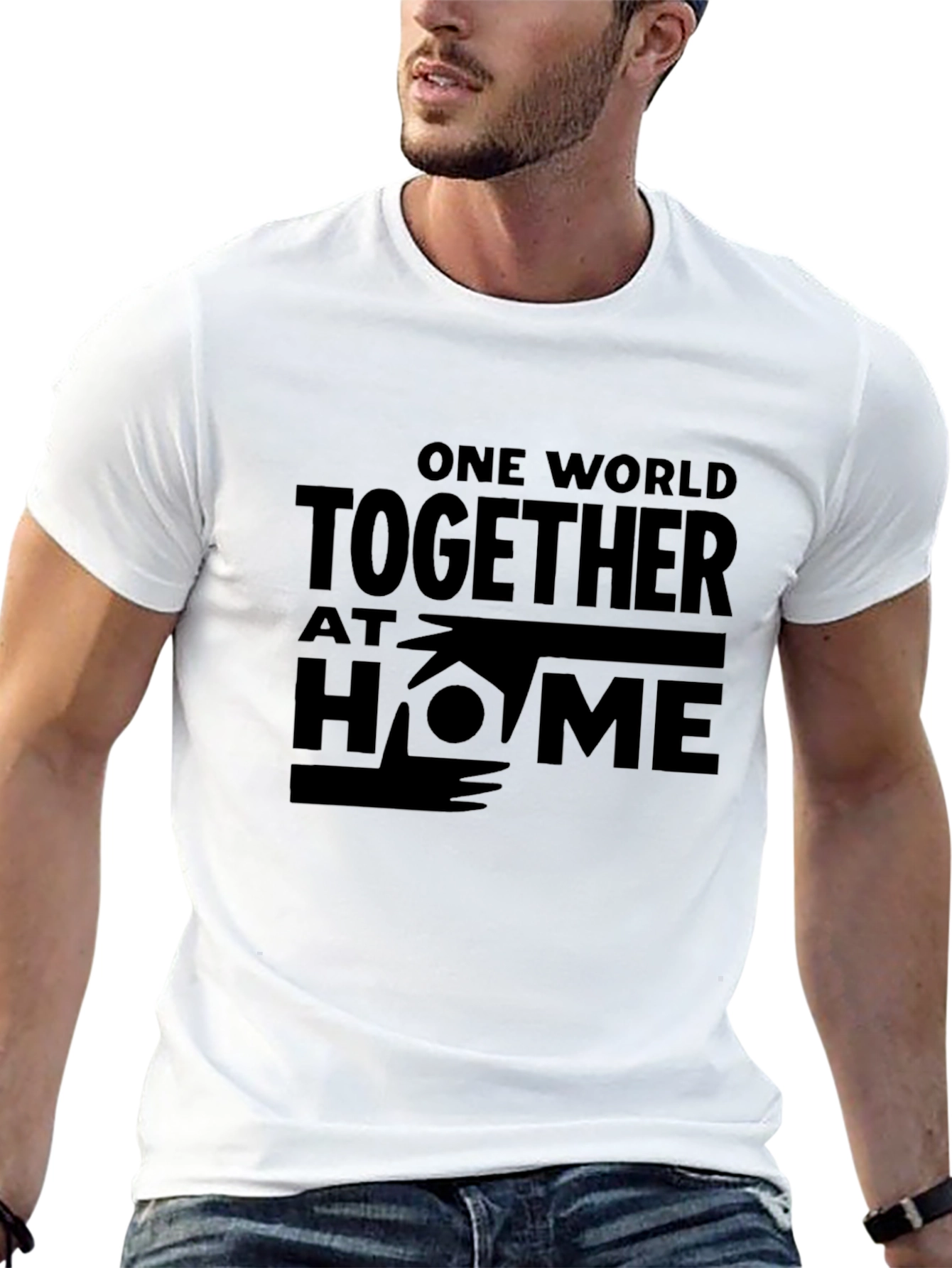 One World Together at Home Graphic Tee