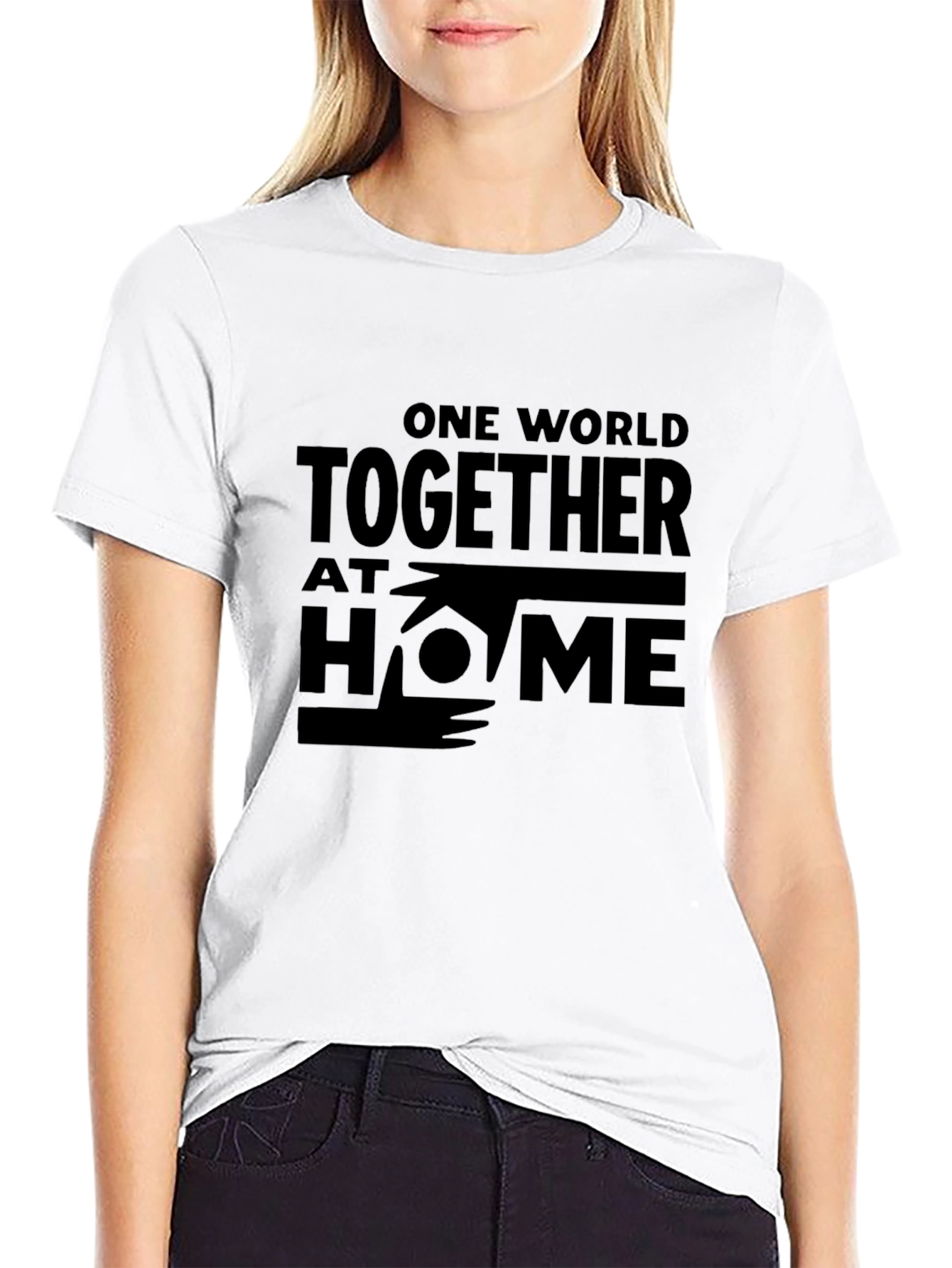 One World Together at Home Graphic Tee