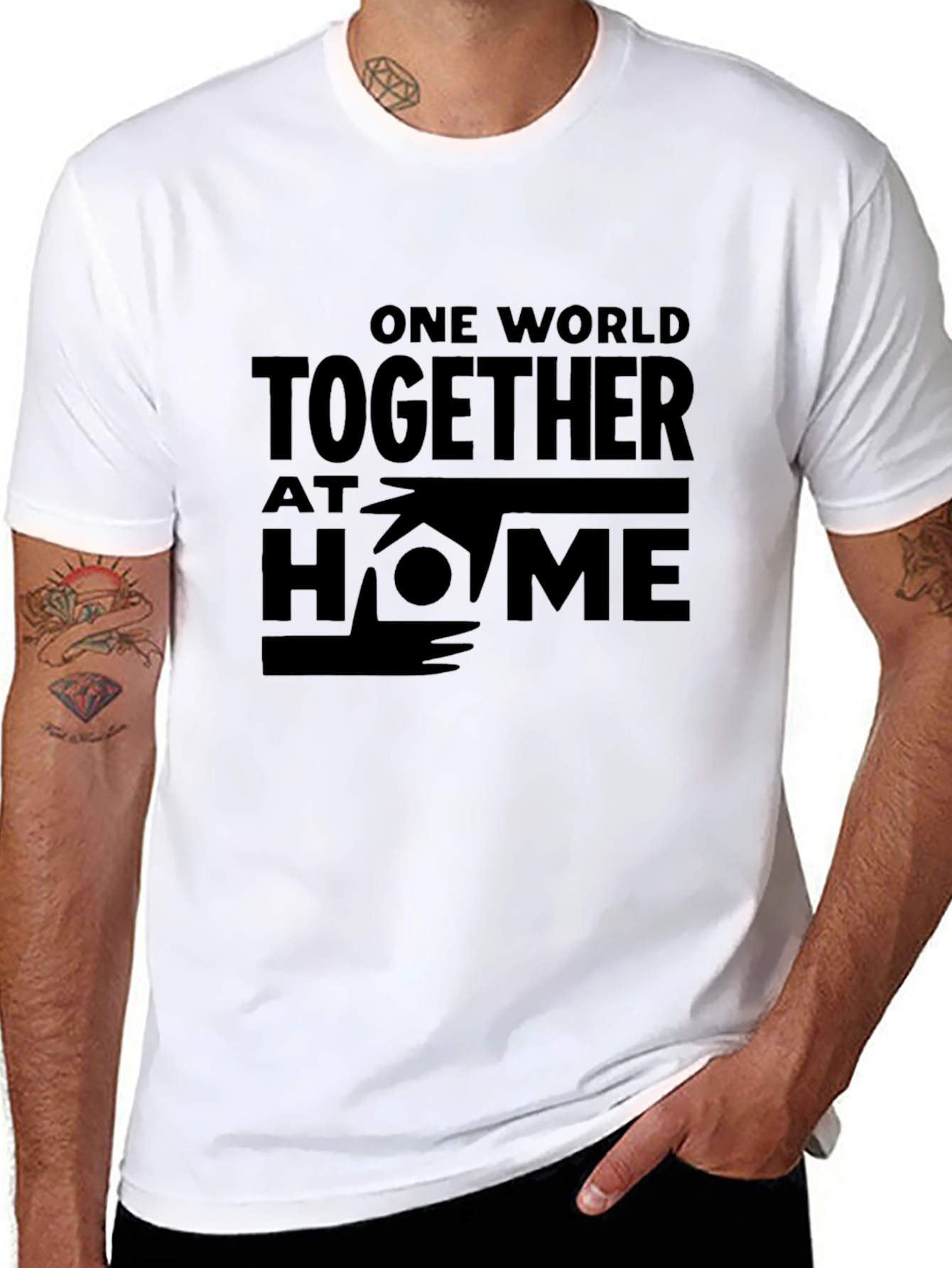 One World Together at Home Graphic Tee