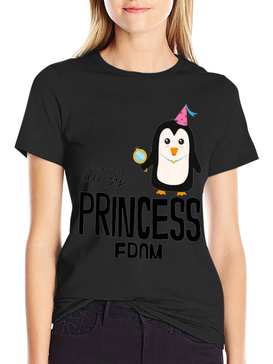 Dizzy Princess Penguin Graphic Tee