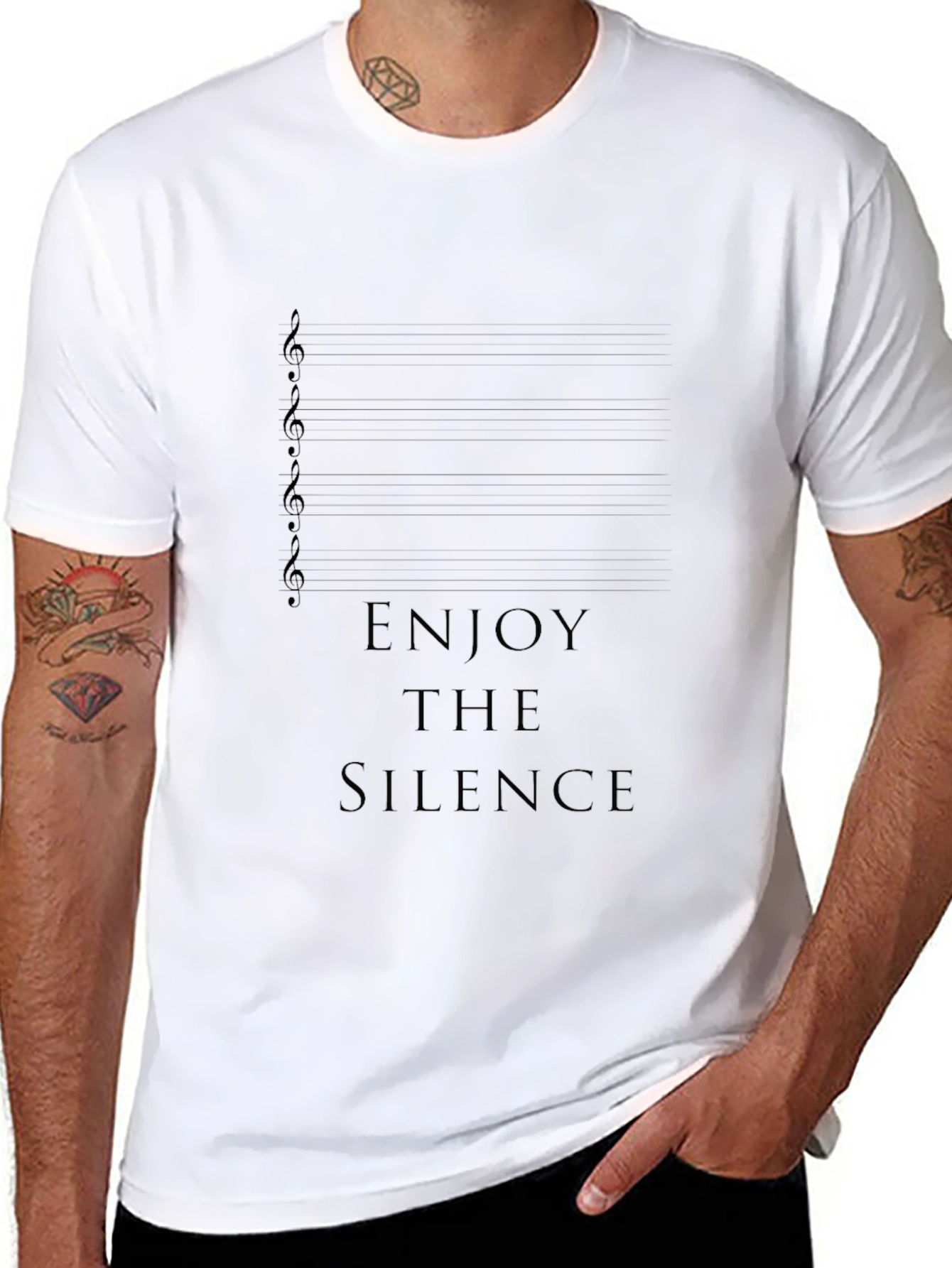 Enjoy The Silence T-Shirt - Music Inspired Design