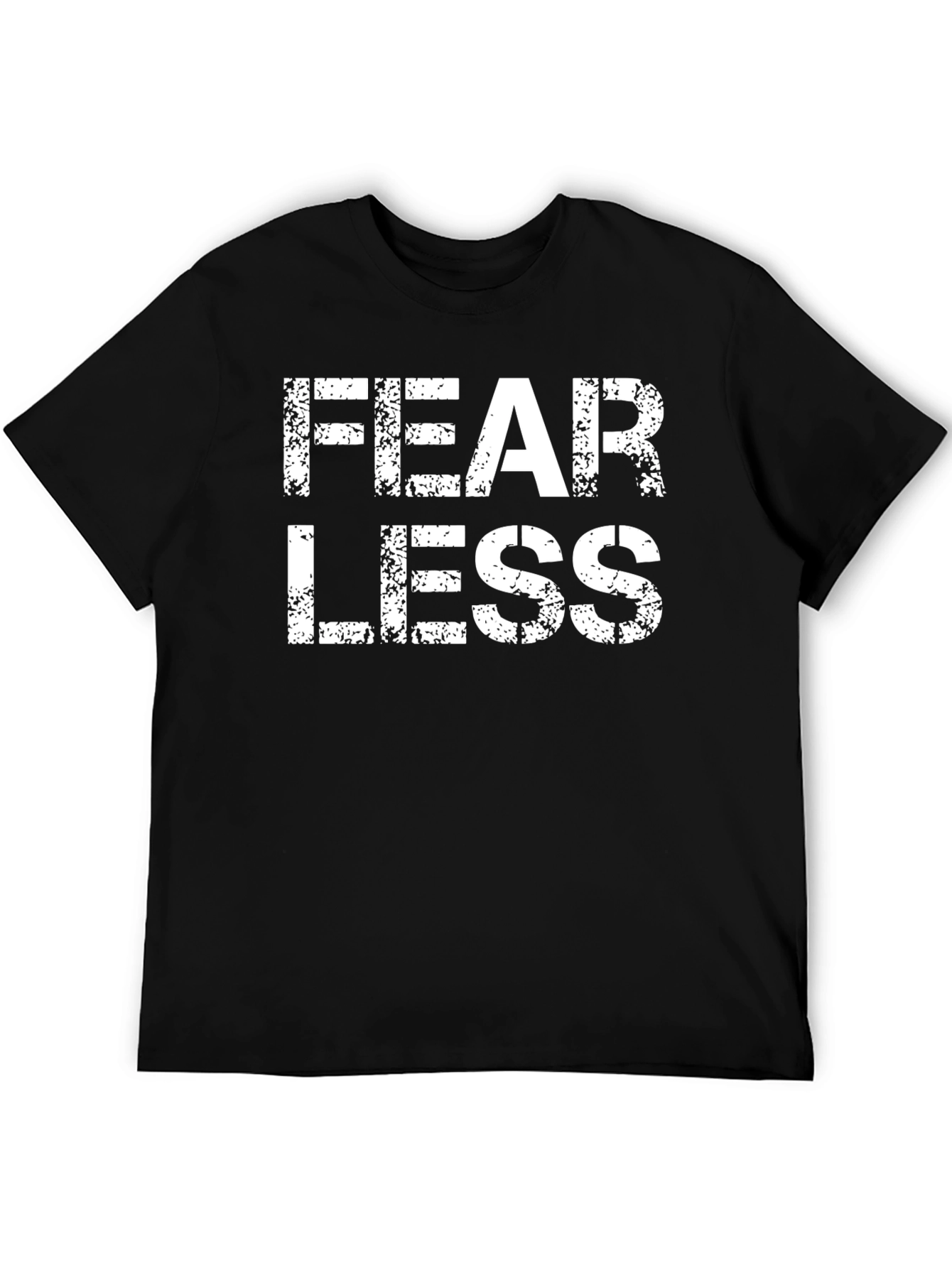 Fearless Black T-Shirt - Bold Graphic Tee