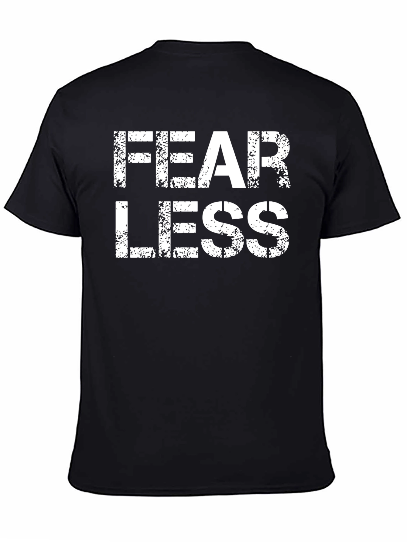 Fearless Black T-Shirt - Bold Graphic Tee