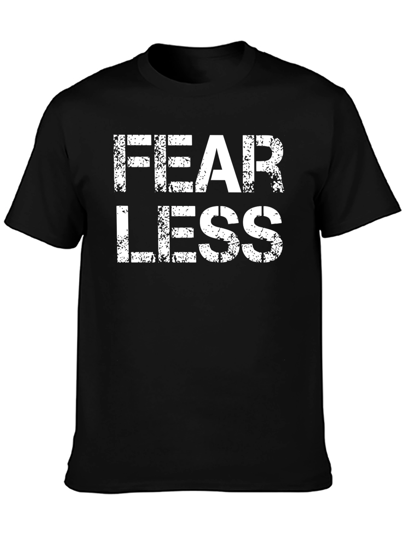 Fearless Black T-Shirt - Bold Graphic Tee