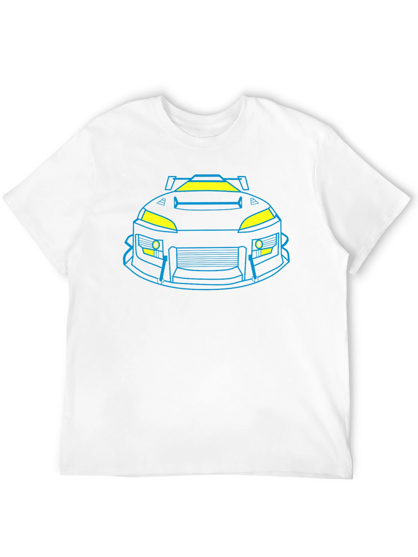 Neon Car Graphic Black T-Shirt
