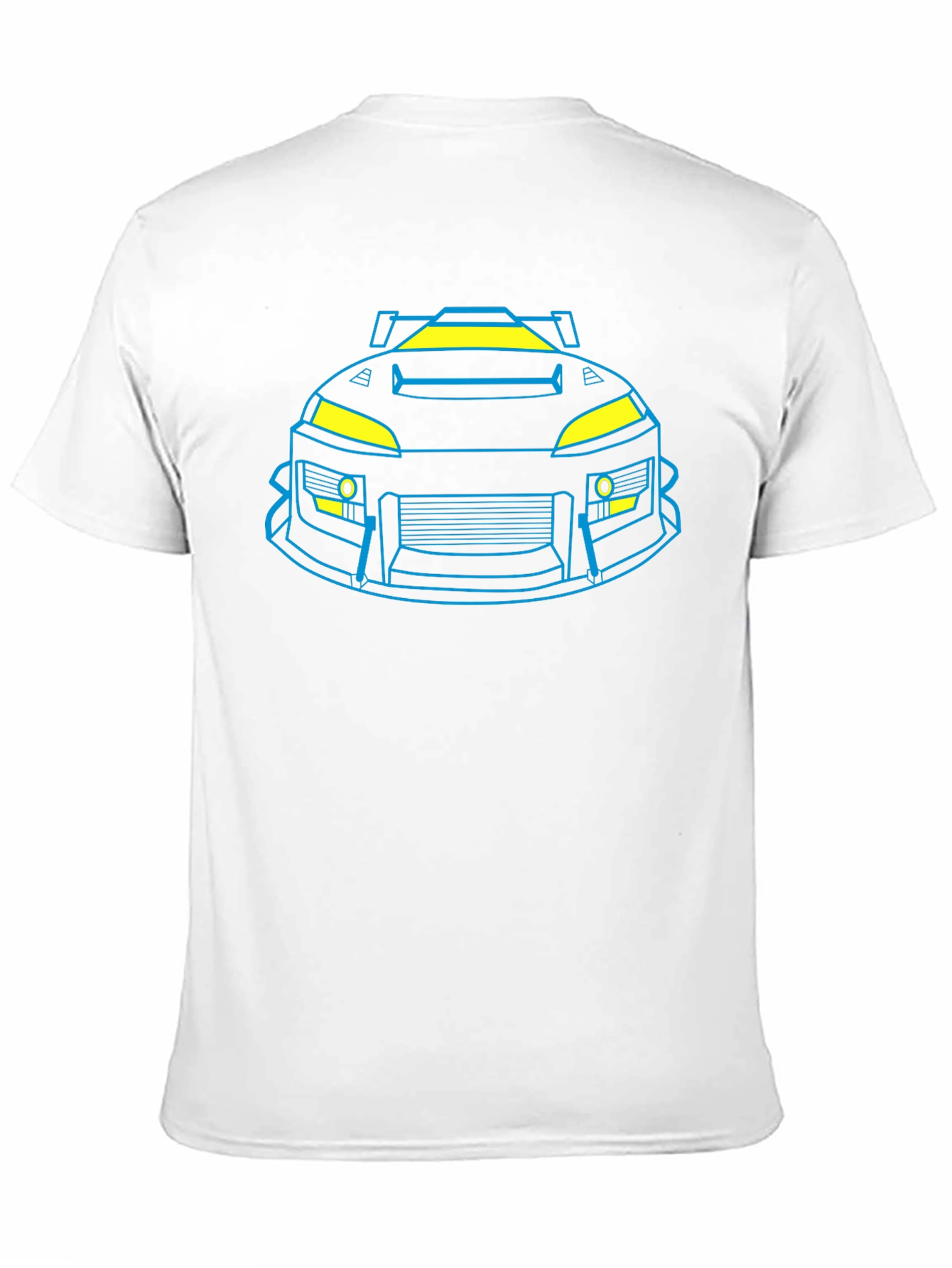Neon Car Graphic Black T-Shirt