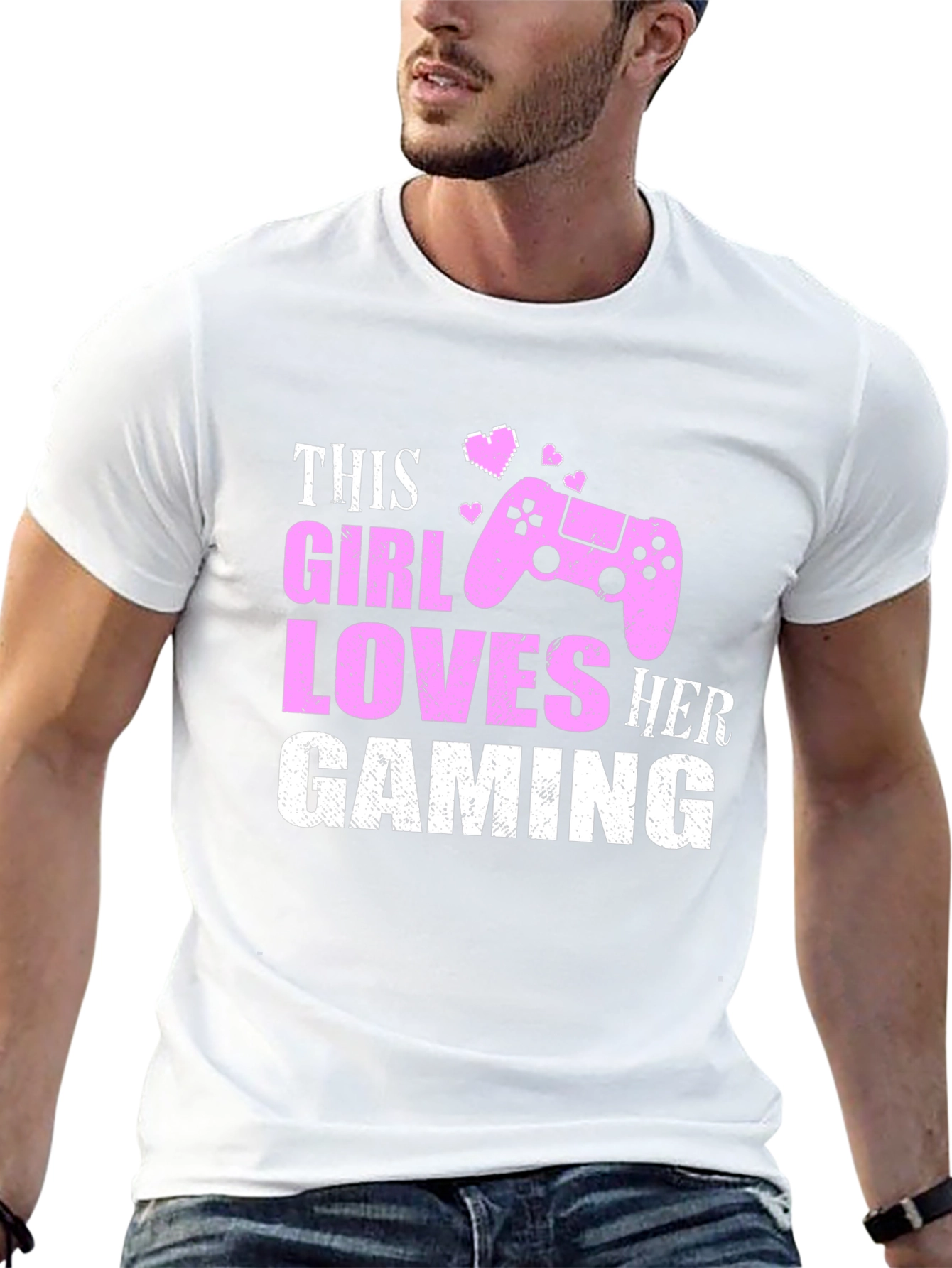 Gaming Girl T-Shirt - Black