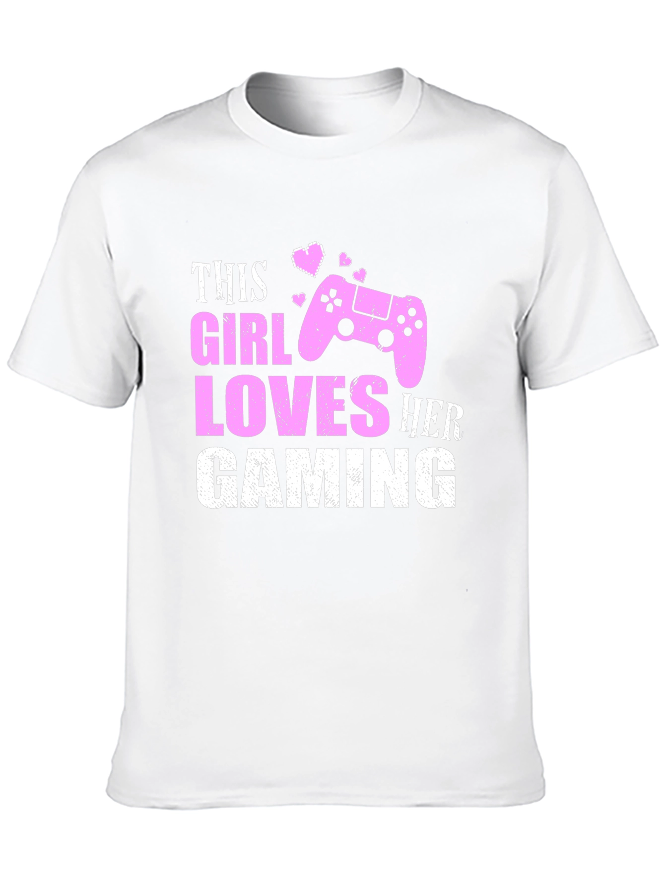 Gaming Girl T-Shirt - Black