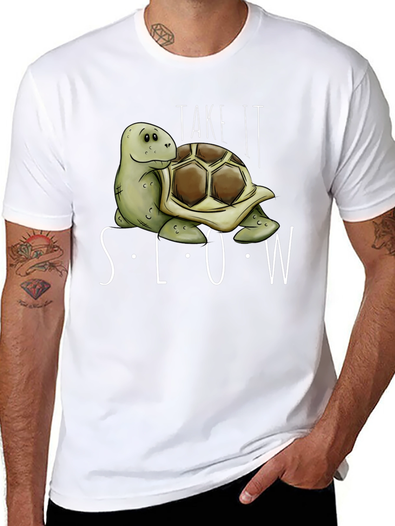 Take It Slow Turtle Graphic Tee