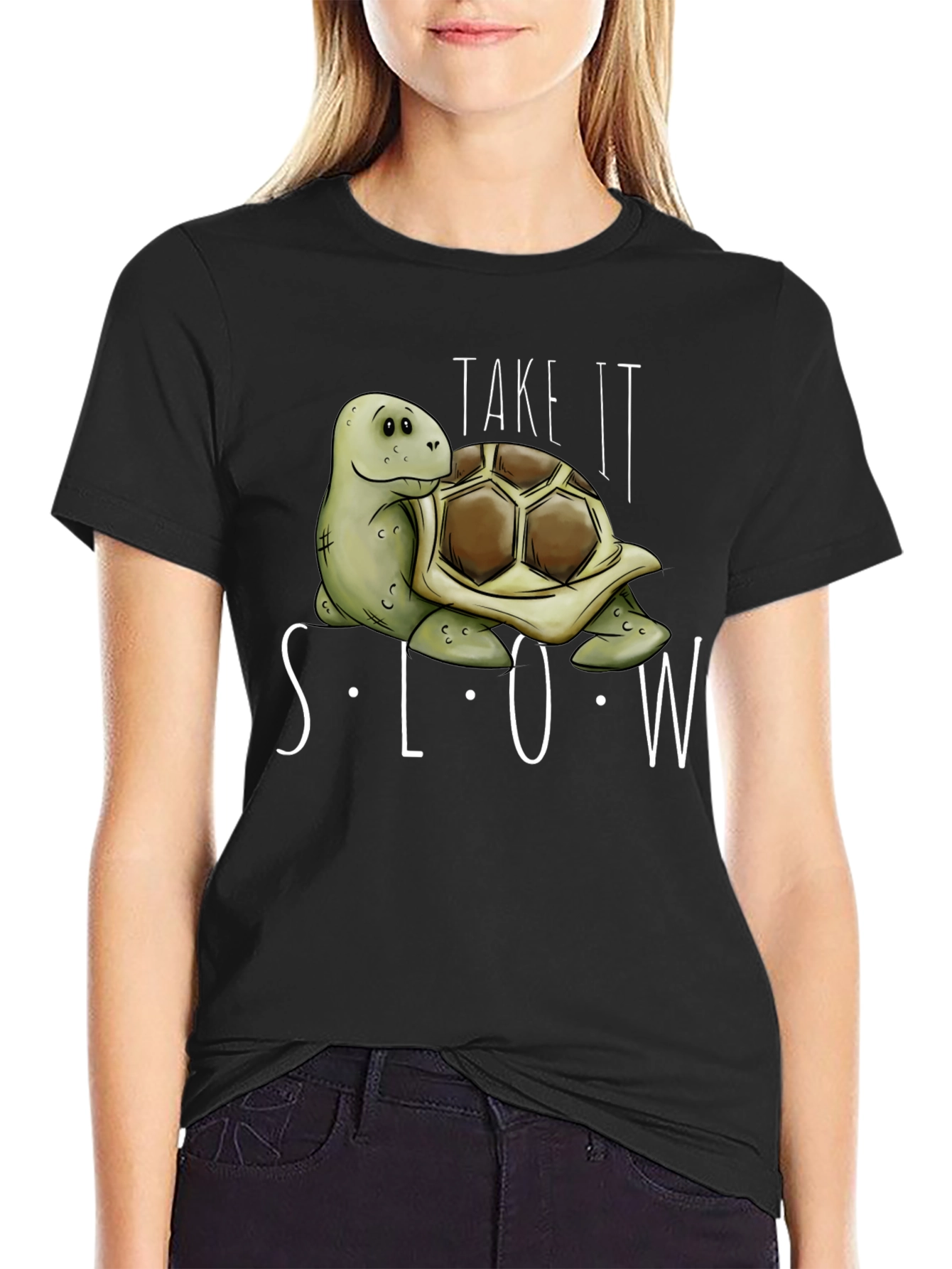 Take It Slow Turtle Graphic Tee