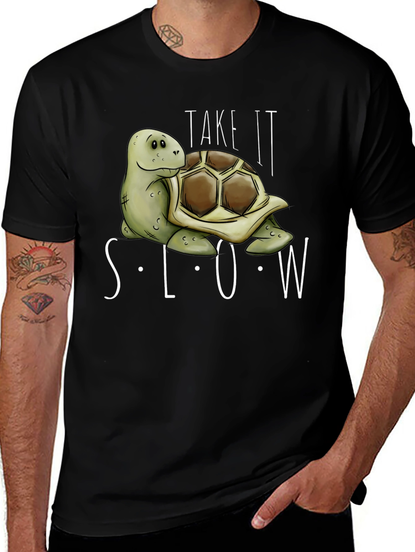 Take It Slow Turtle Graphic Tee