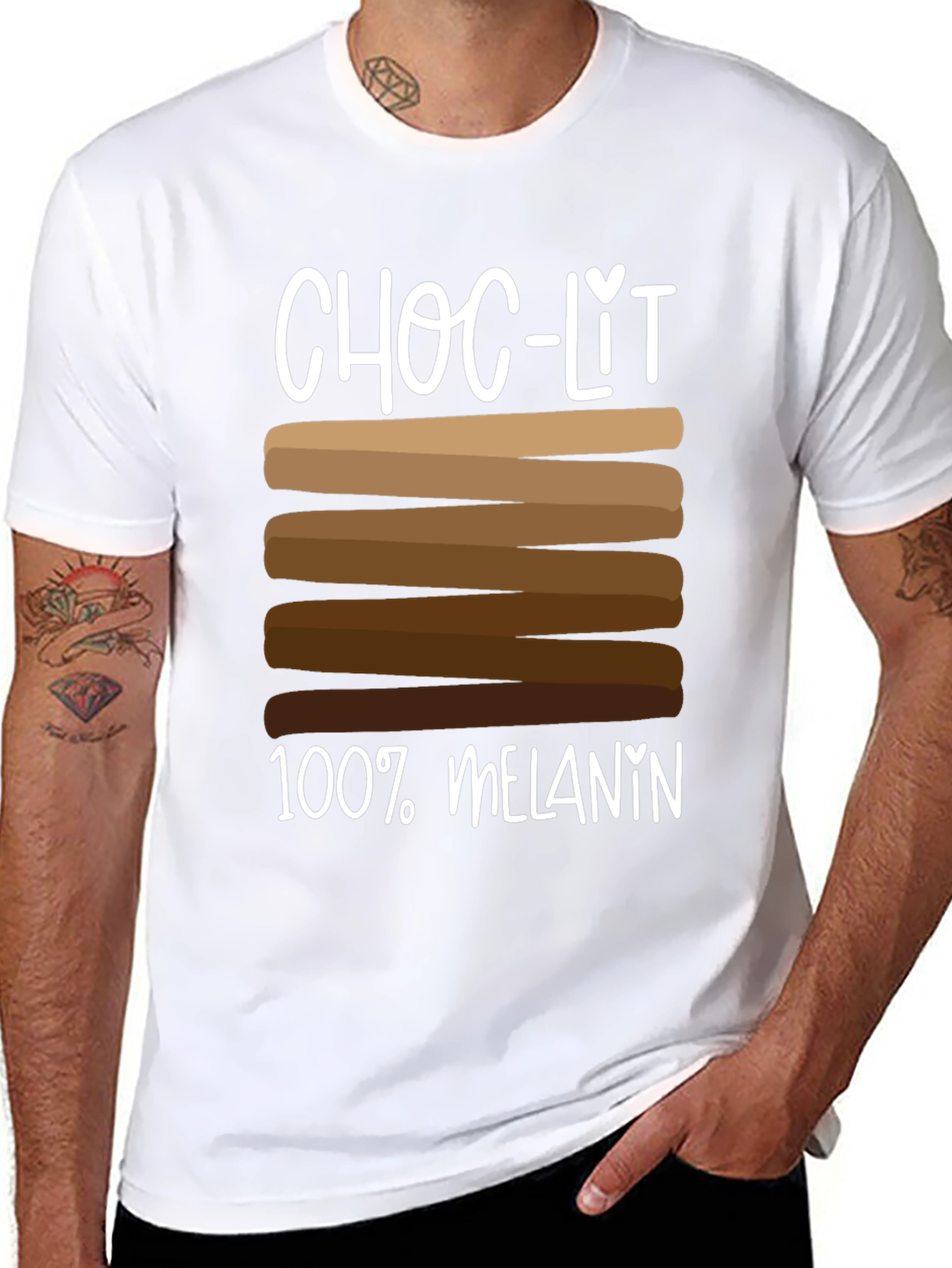 Choc-Lit 100% Melanin T-Shirt