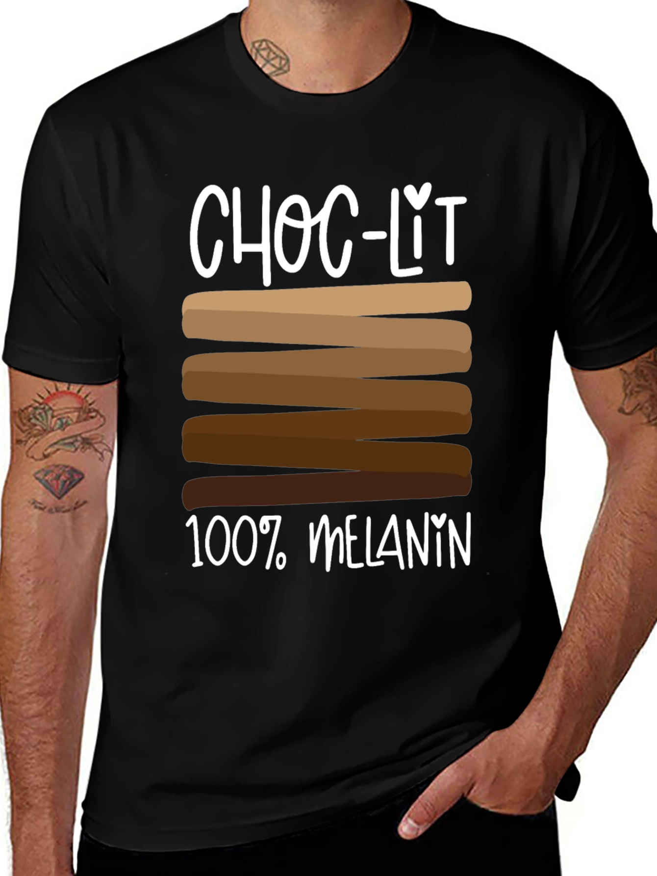 Choc-Lit 100% Melanin T-Shirt