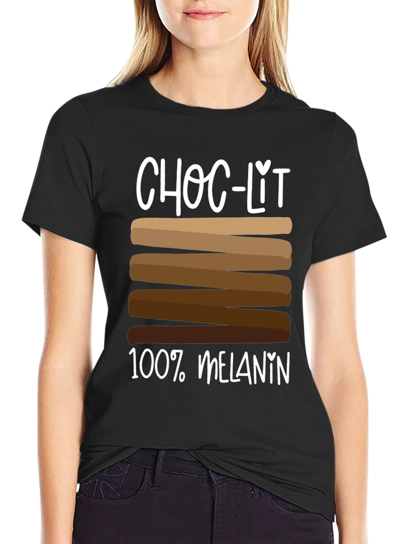 Choc-Lit 100% Melanin T-Shirt