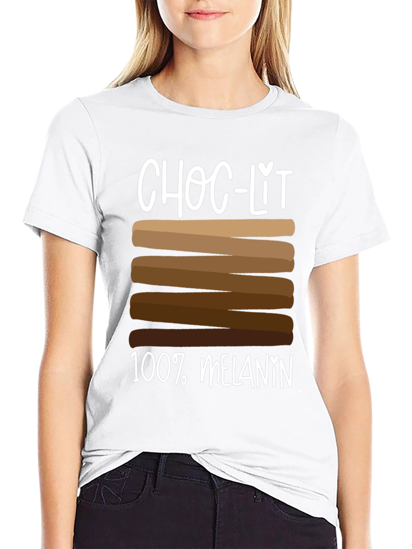 Choc-Lit 100% Melanin T-Shirt
